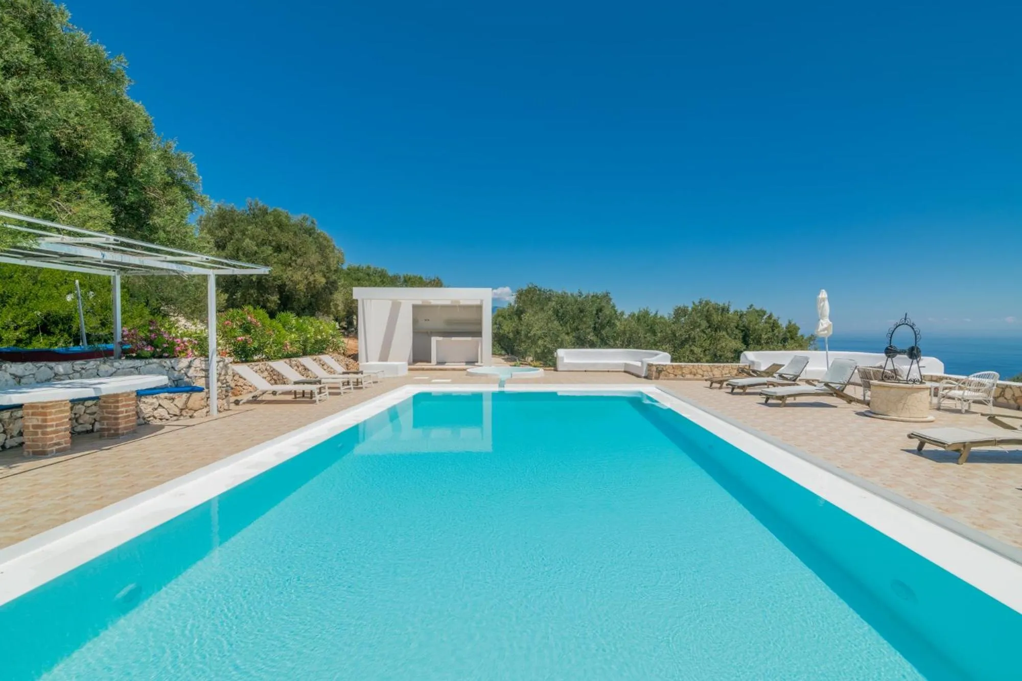 Swimming pool in Armyra Villas - Apartments with Sea Views & Shared Pool