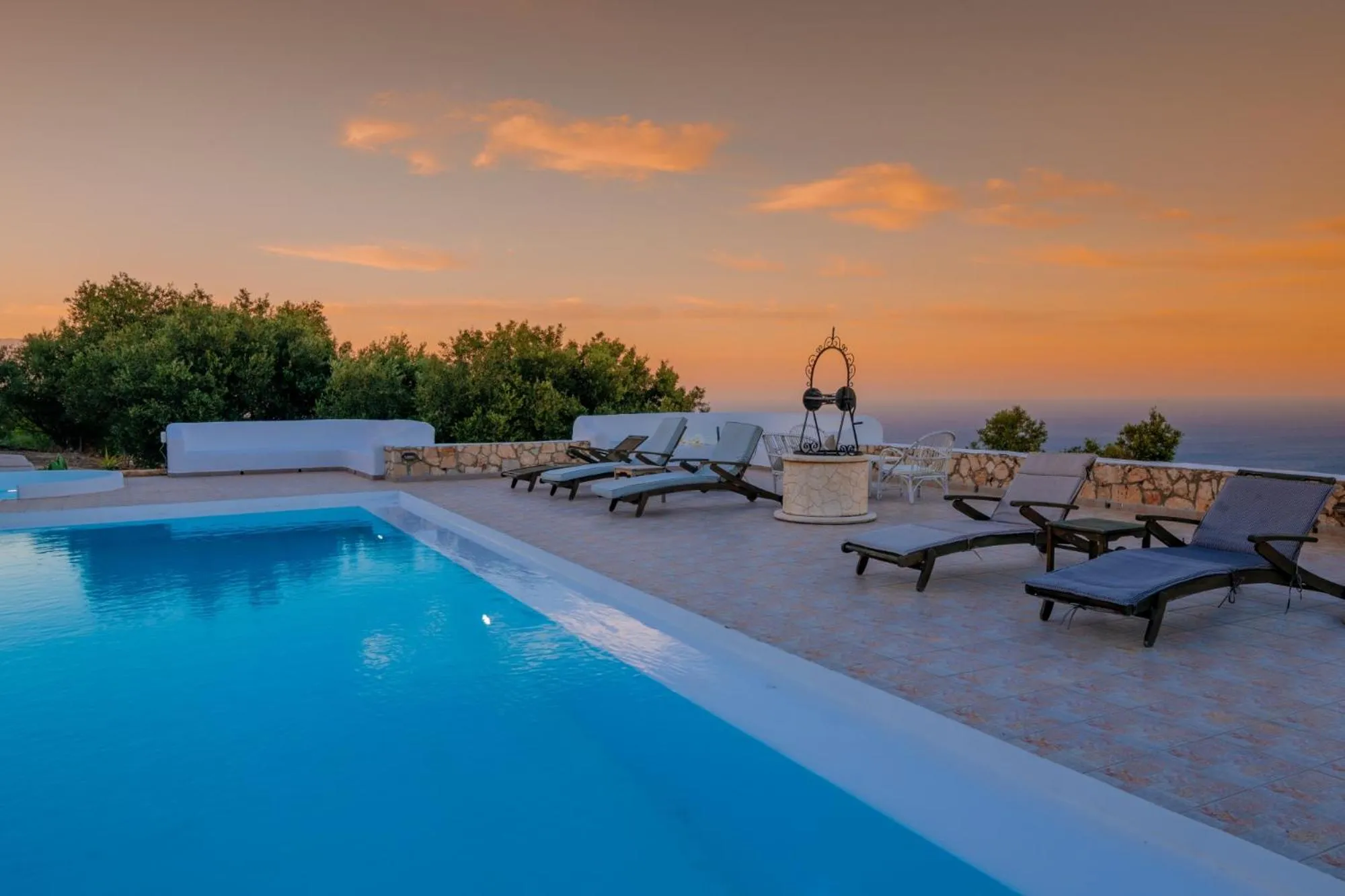 Swimming pool in Armyra Villas - Apartments with Sea Views & Shared Pool