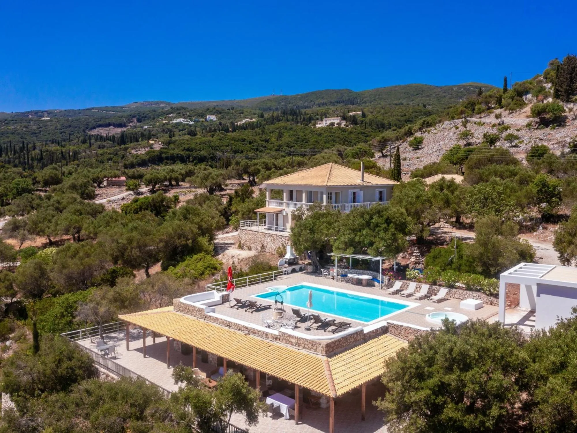 Swimming pool in Armyra Villas - Apartments with Sea Views & Shared Pool