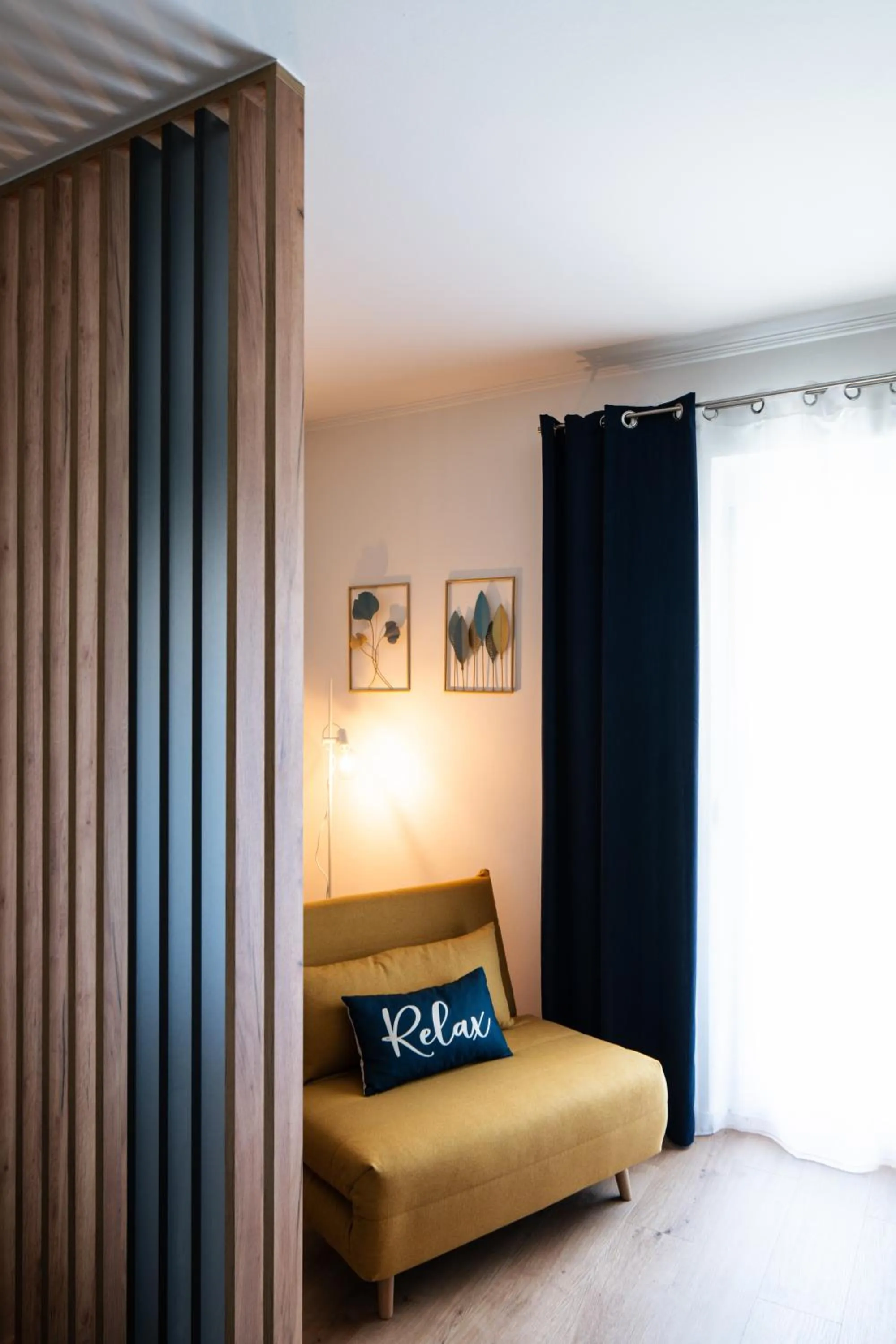 Seating area, Bed in Pension Auszeit Velden