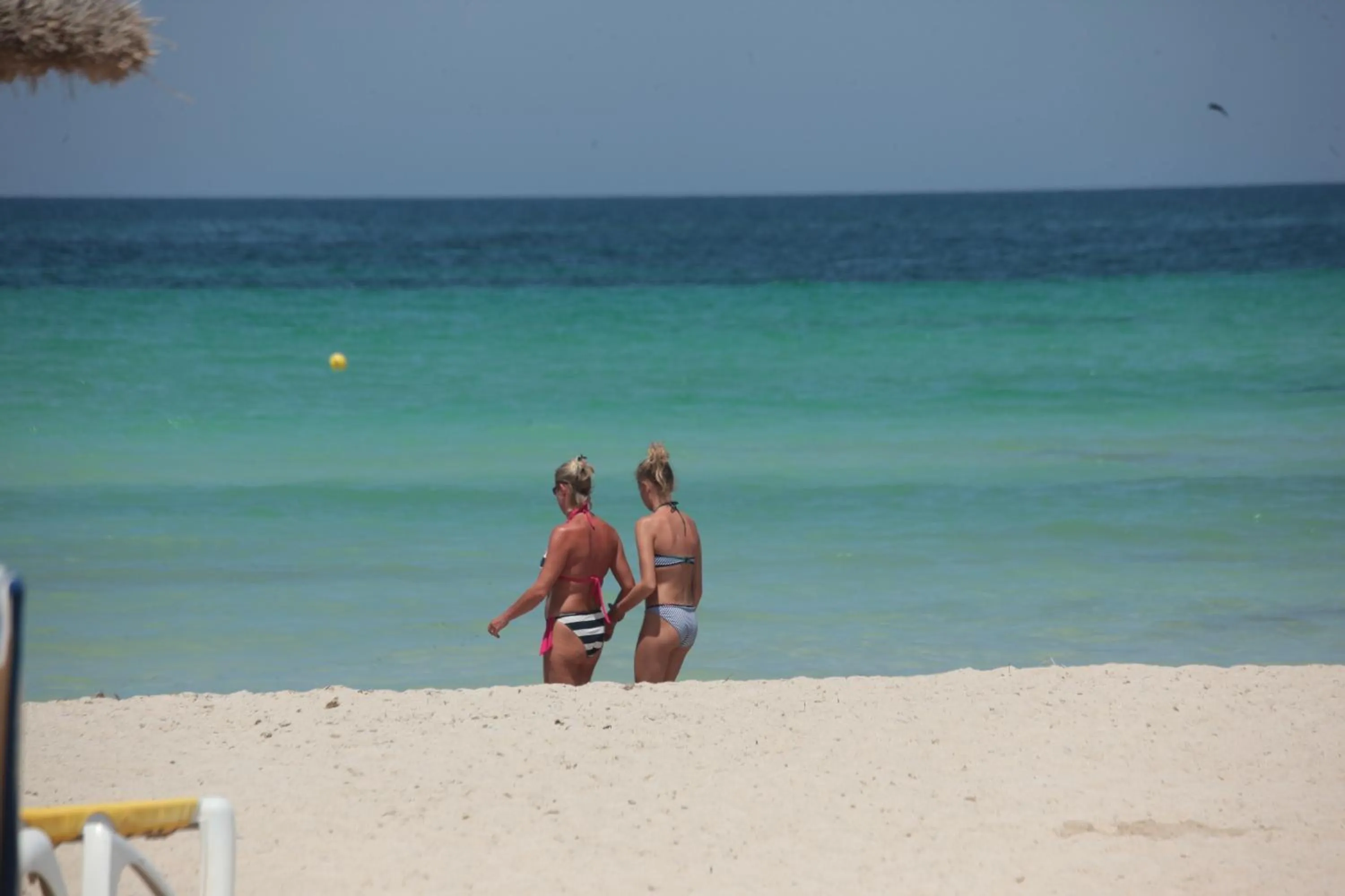 People in Seabel Rym Beach Djerba