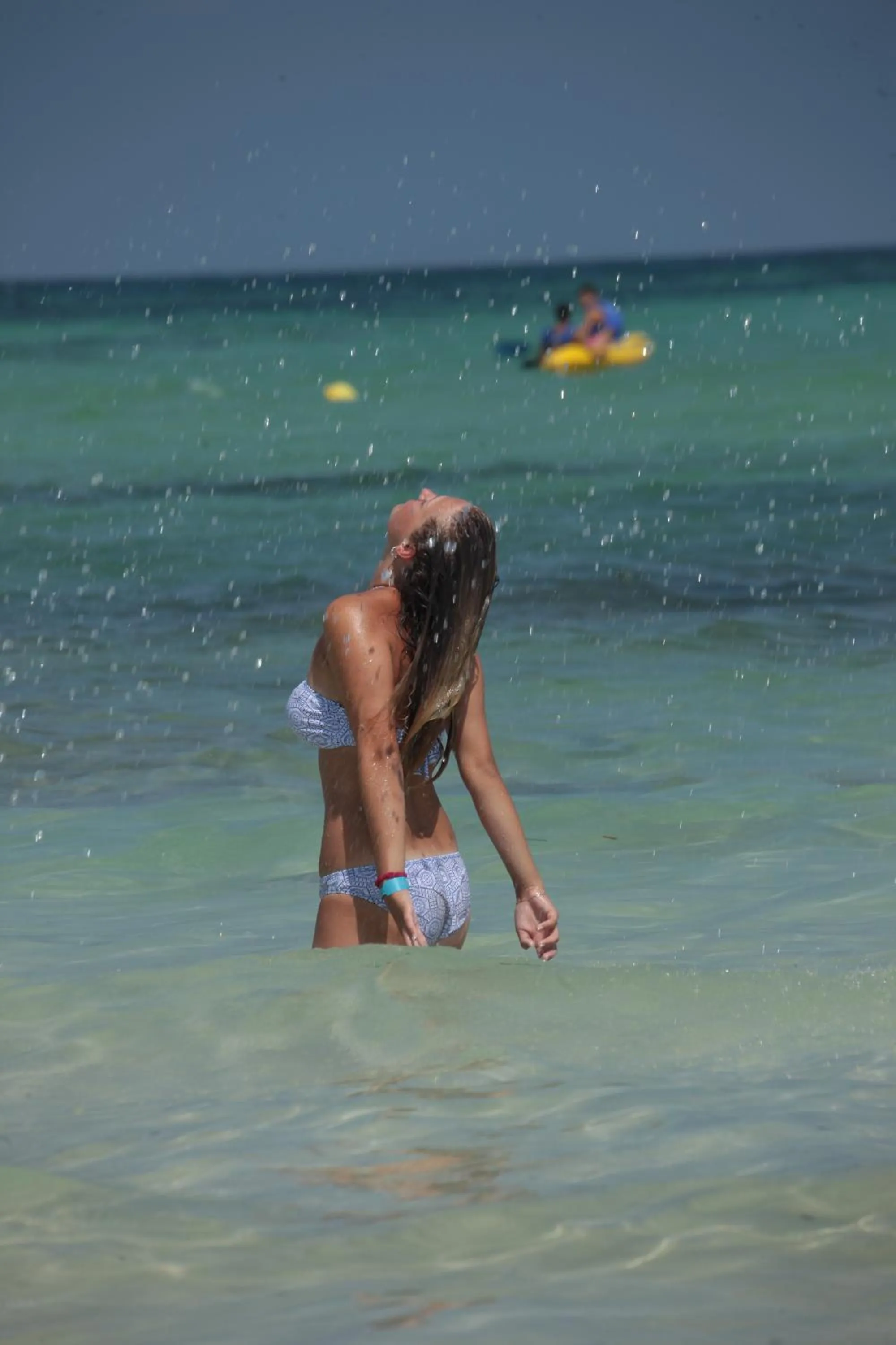 People in Seabel Rym Beach Djerba