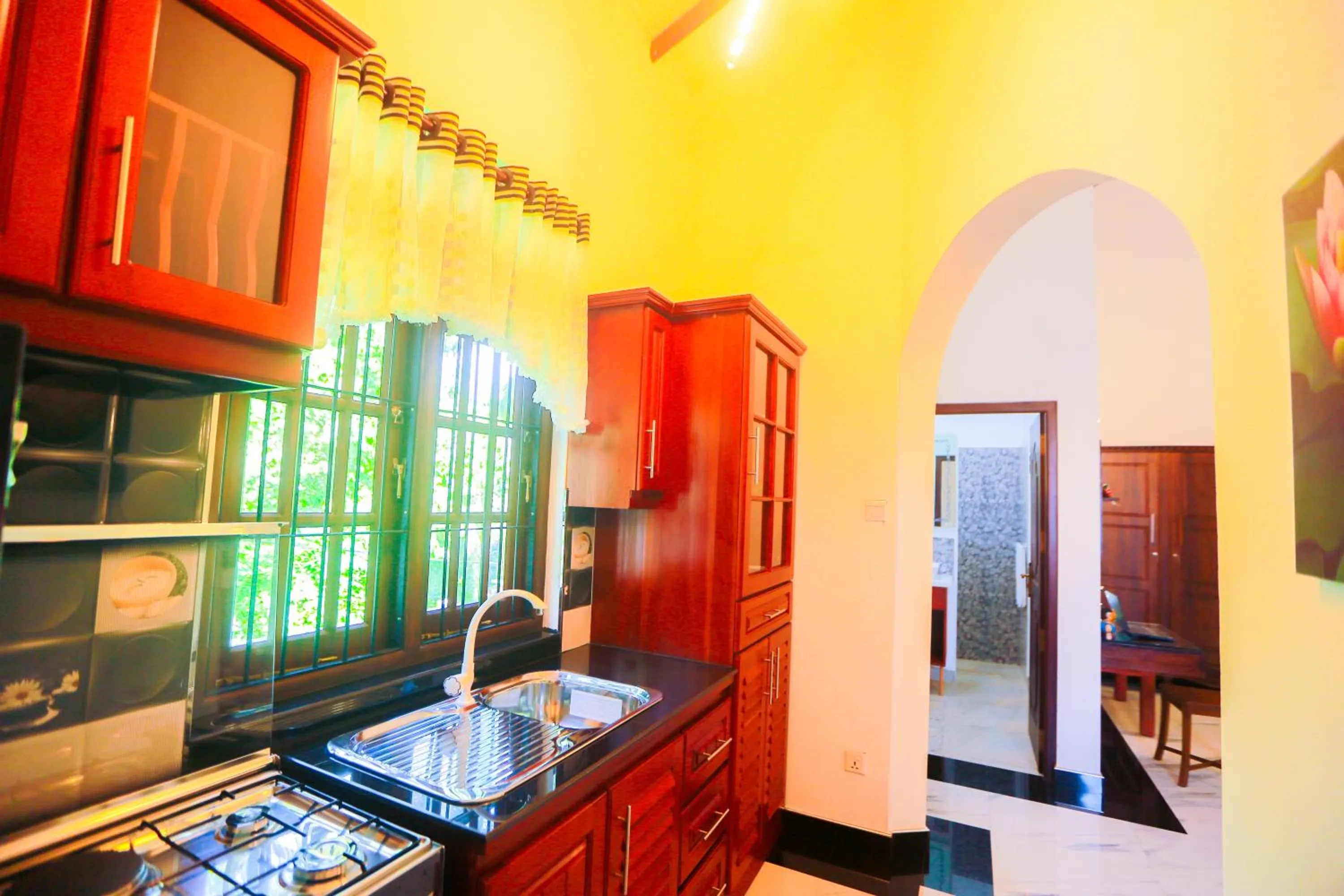 Kitchen or kitchenette in SRI LANKAN VILLA