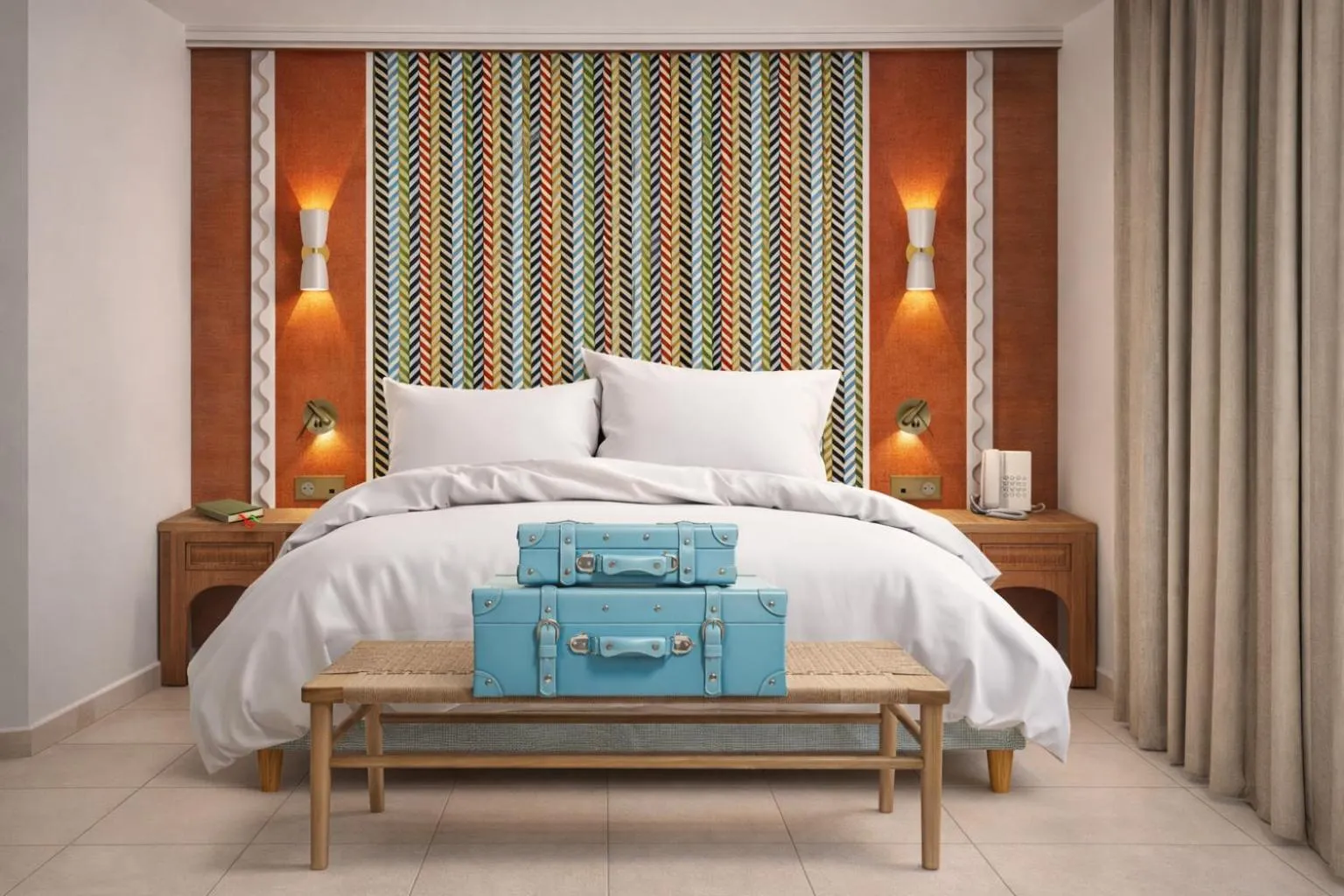 Bed in Seabel Alhambra Beach Golf & Spa