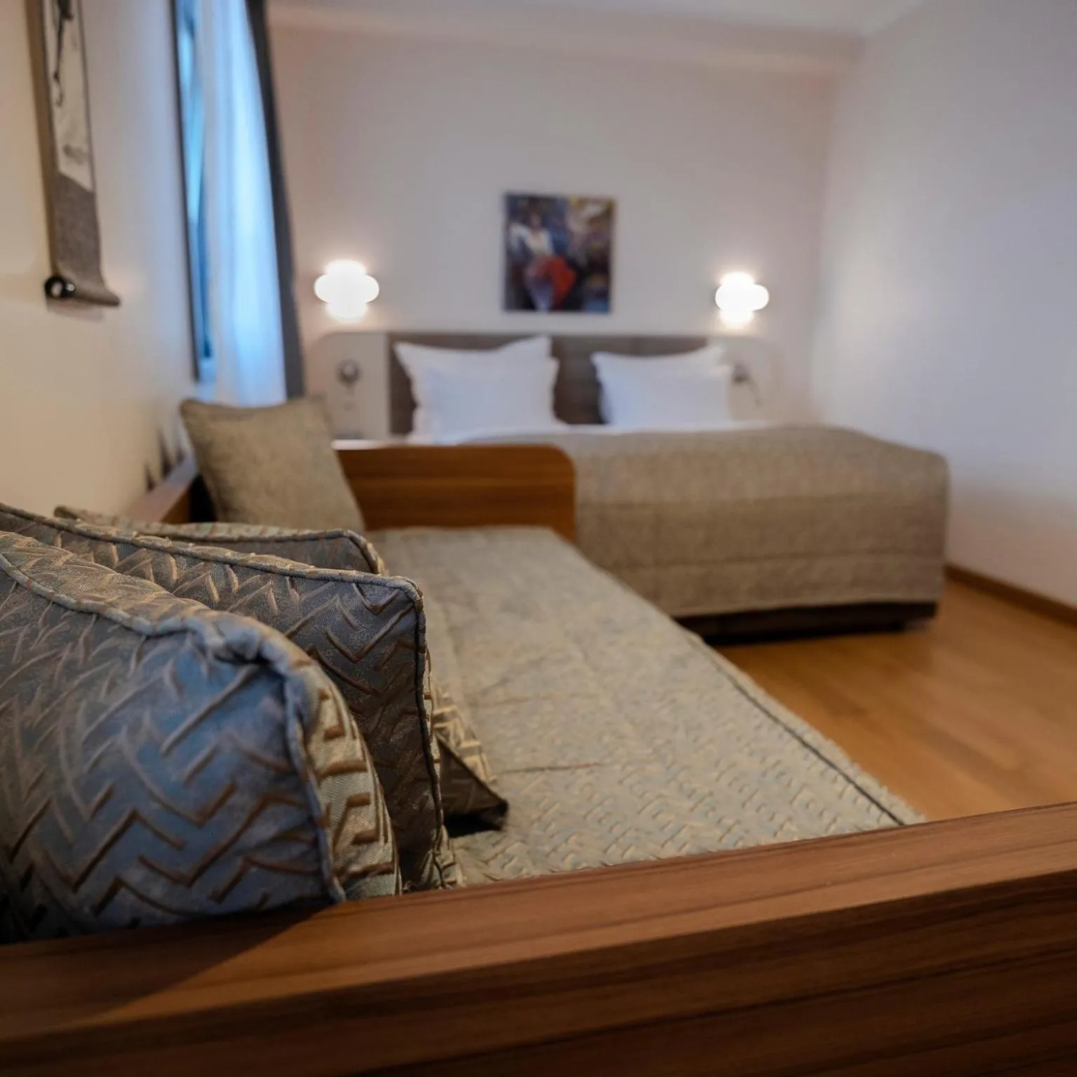 Bed in Mimi Hotel Ankara