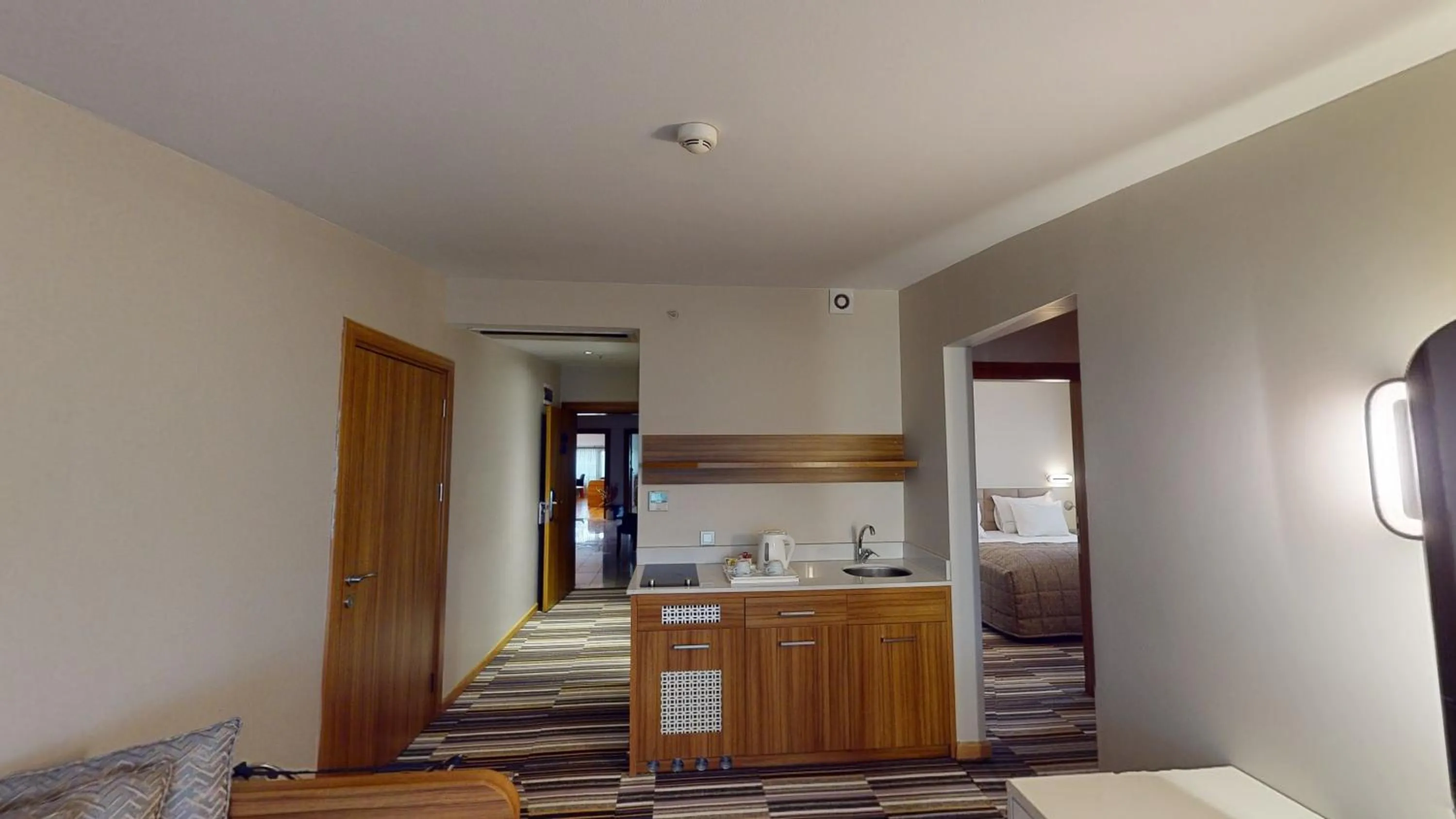 Kitchen or kitchenette in Mimi Hotel Ankara