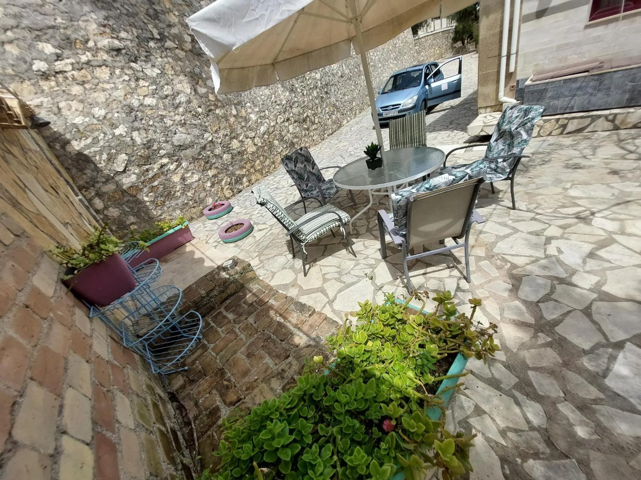 Patio in Paco's Resort Holiday Flats