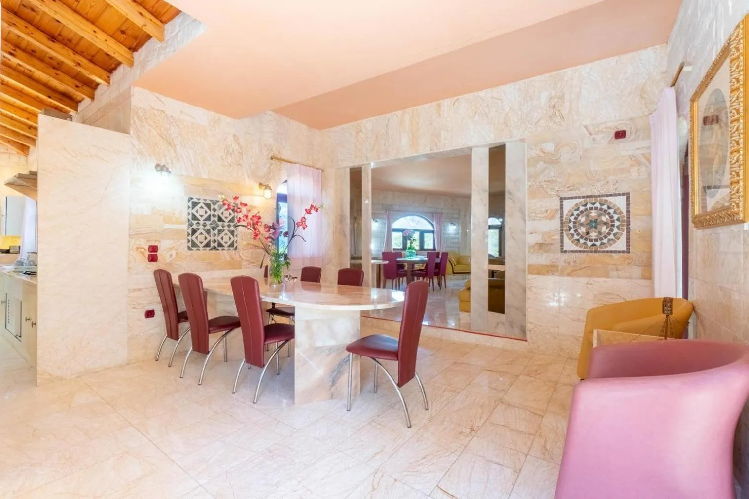 Seating area in Paco's Resort Holiday Flats