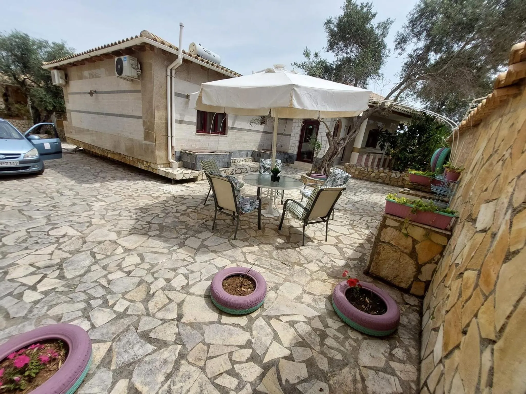 Patio in Paco's Resort Holiday Flats