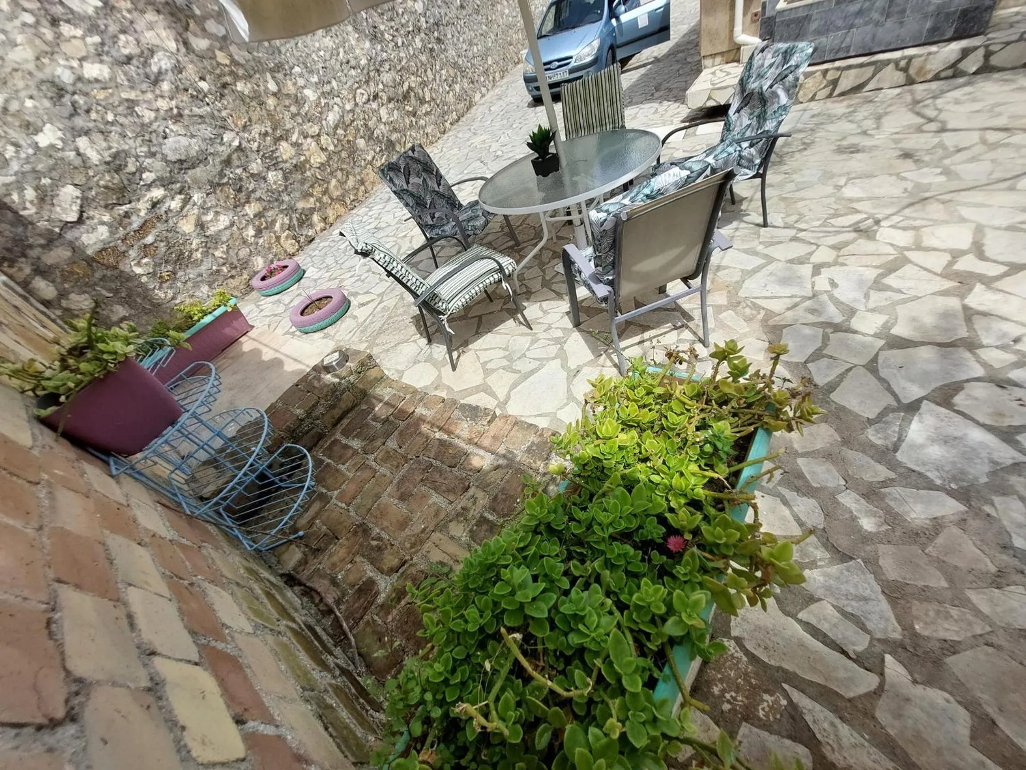 Patio in Paco's Resort Holiday Flats
