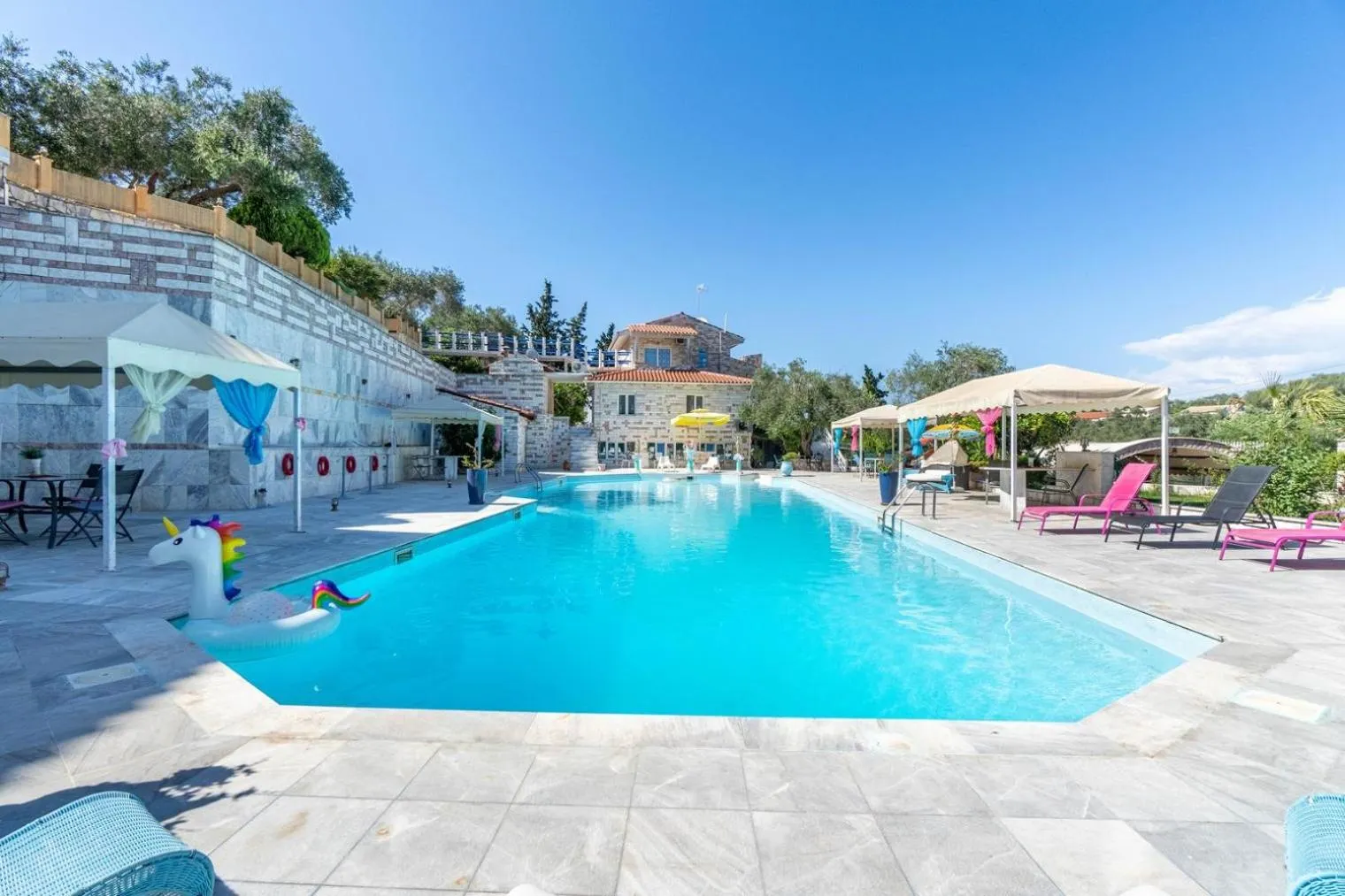 Pool view in Paco's Resort Holiday Flats