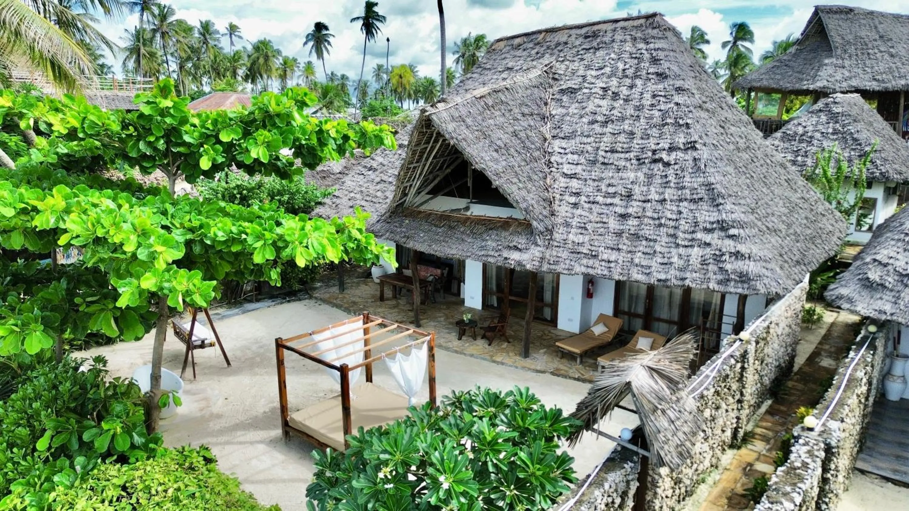 Property building in Bitcoin Beach Hotel Zanzibar