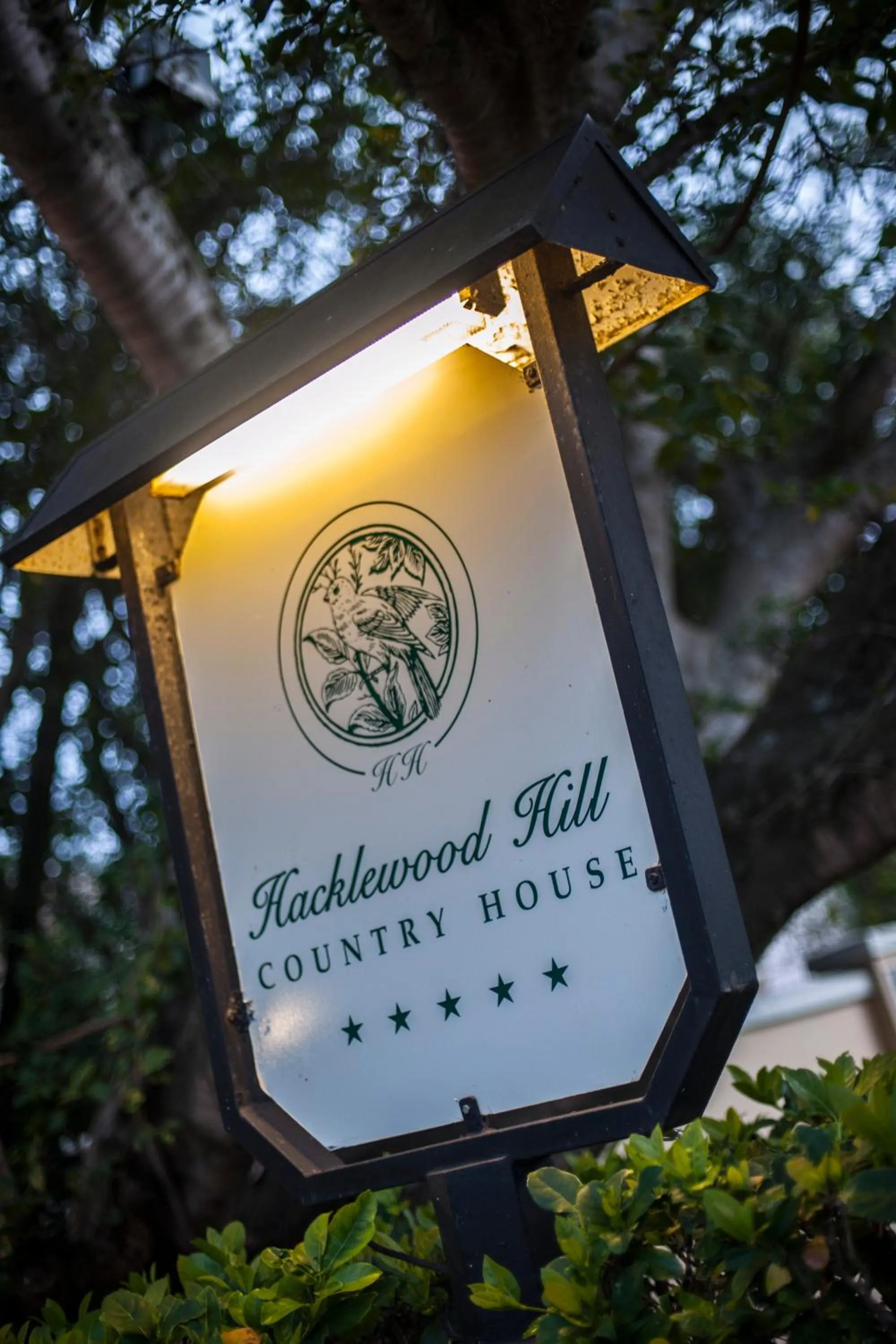 Property logo or sign in Hacklewood Hill Country House