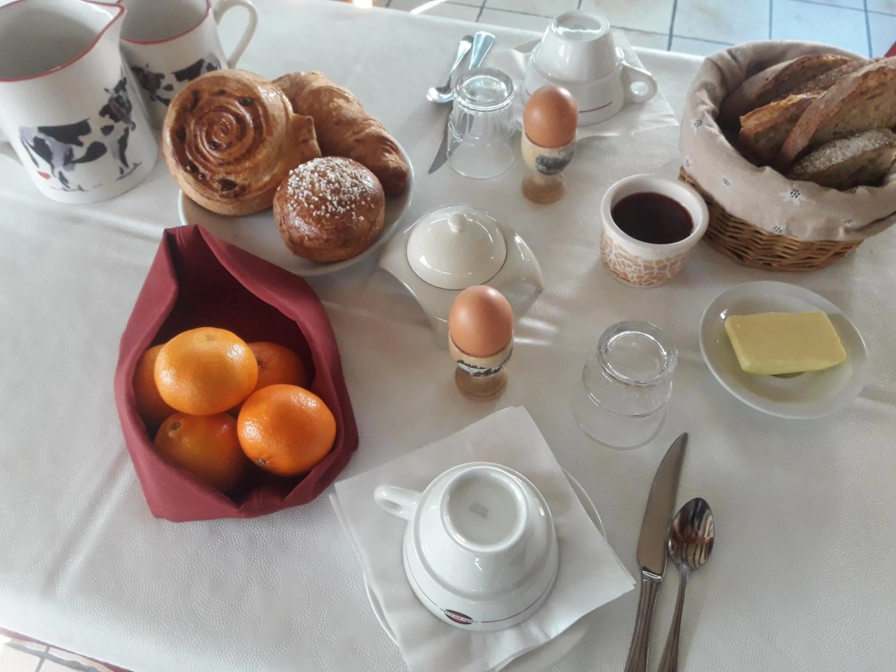 Breakfast in Hôtel Le Mont Jorat