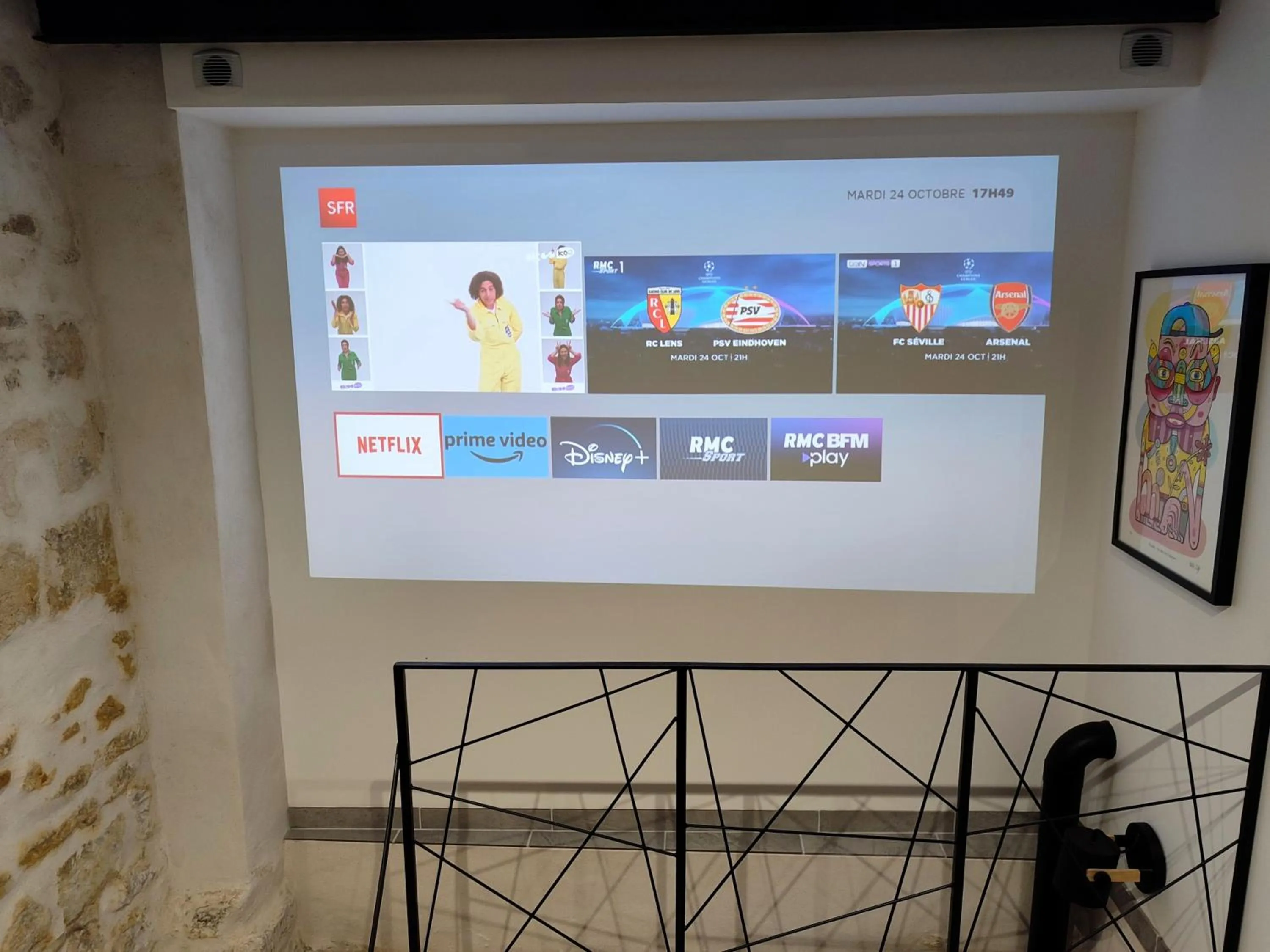 TV and multimedia in le Travertin