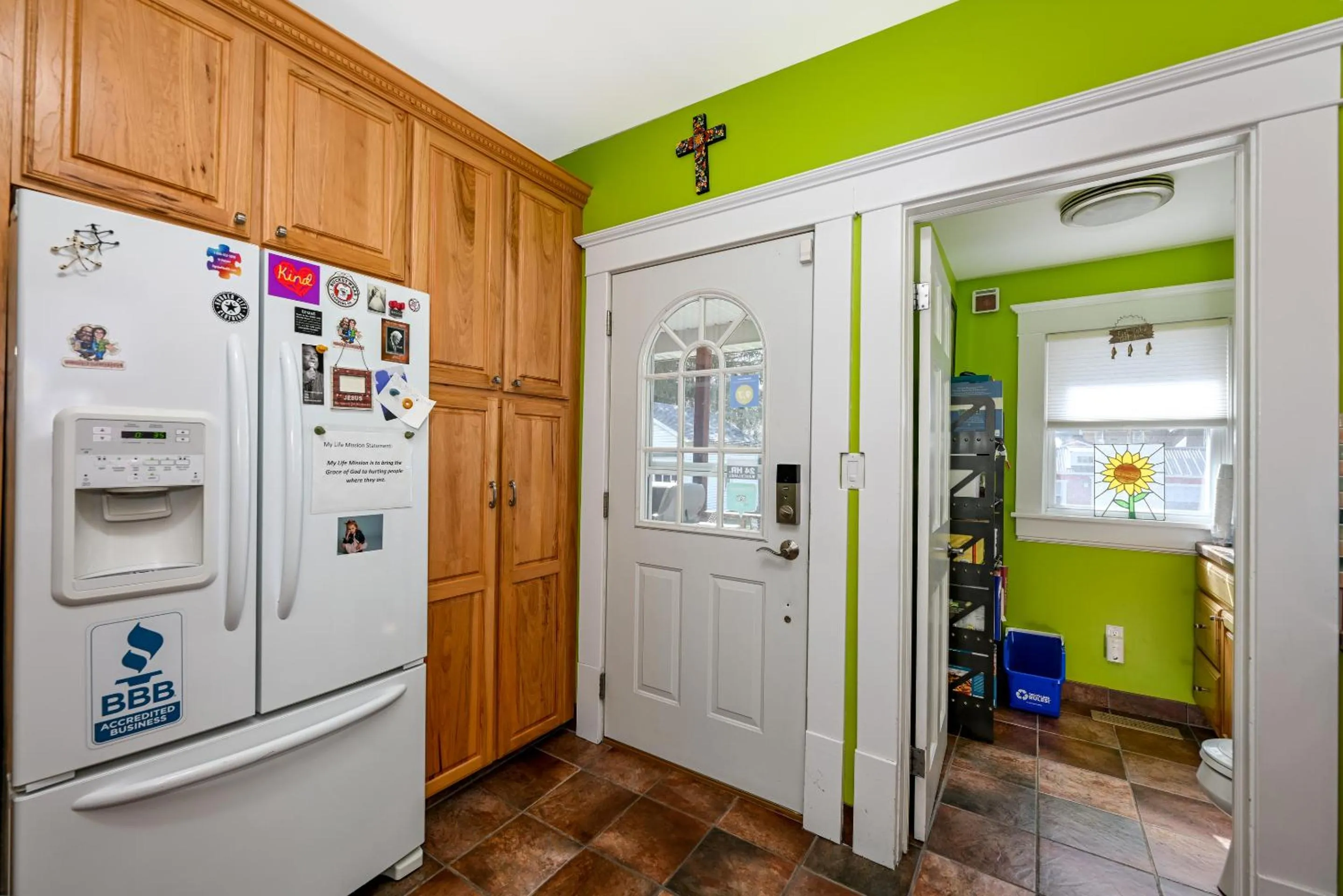 Communal kitchen in Berrodin Bed & Breakfast