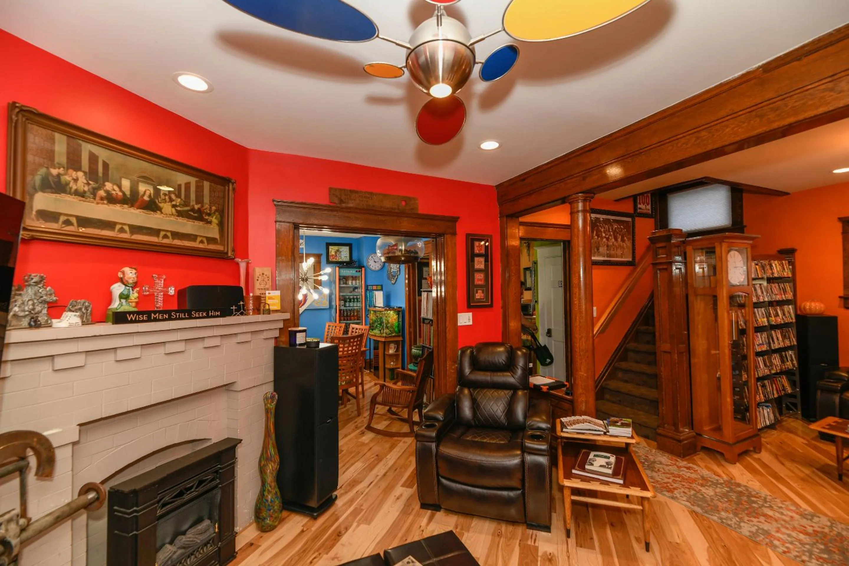 Communal lounge/ TV room in Berrodin Bed & Breakfast