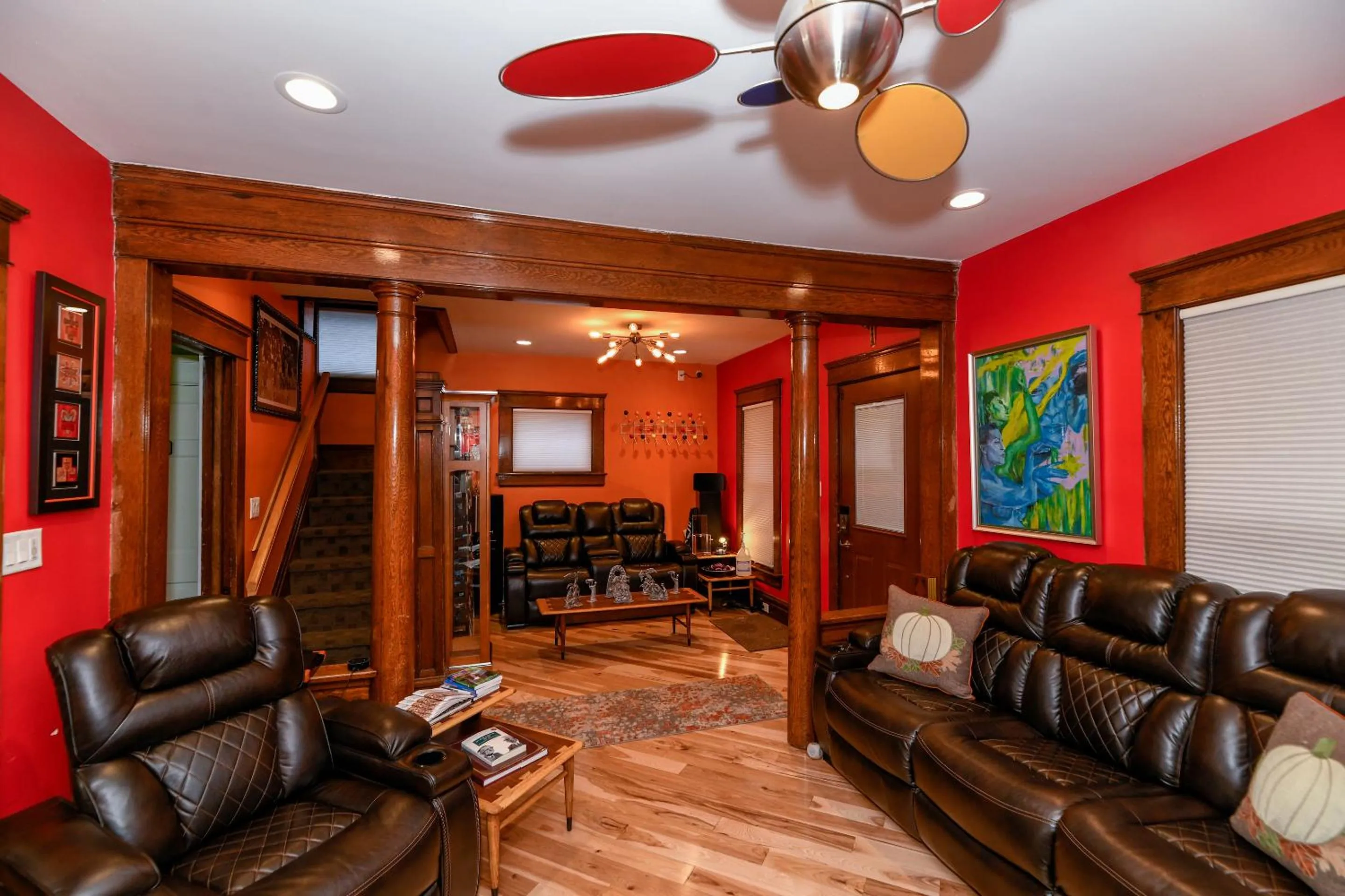 Communal lounge/ TV room in Berrodin Bed & Breakfast