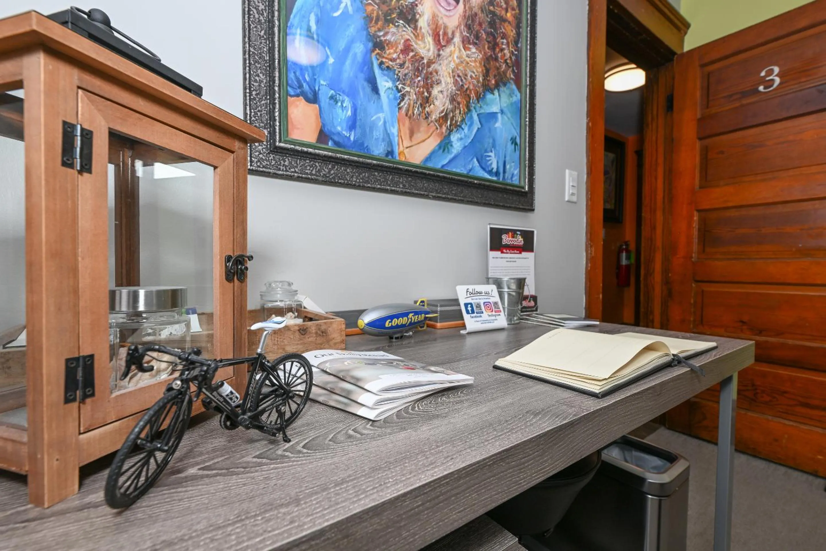 Decorative detail in Berrodin Bed & Breakfast