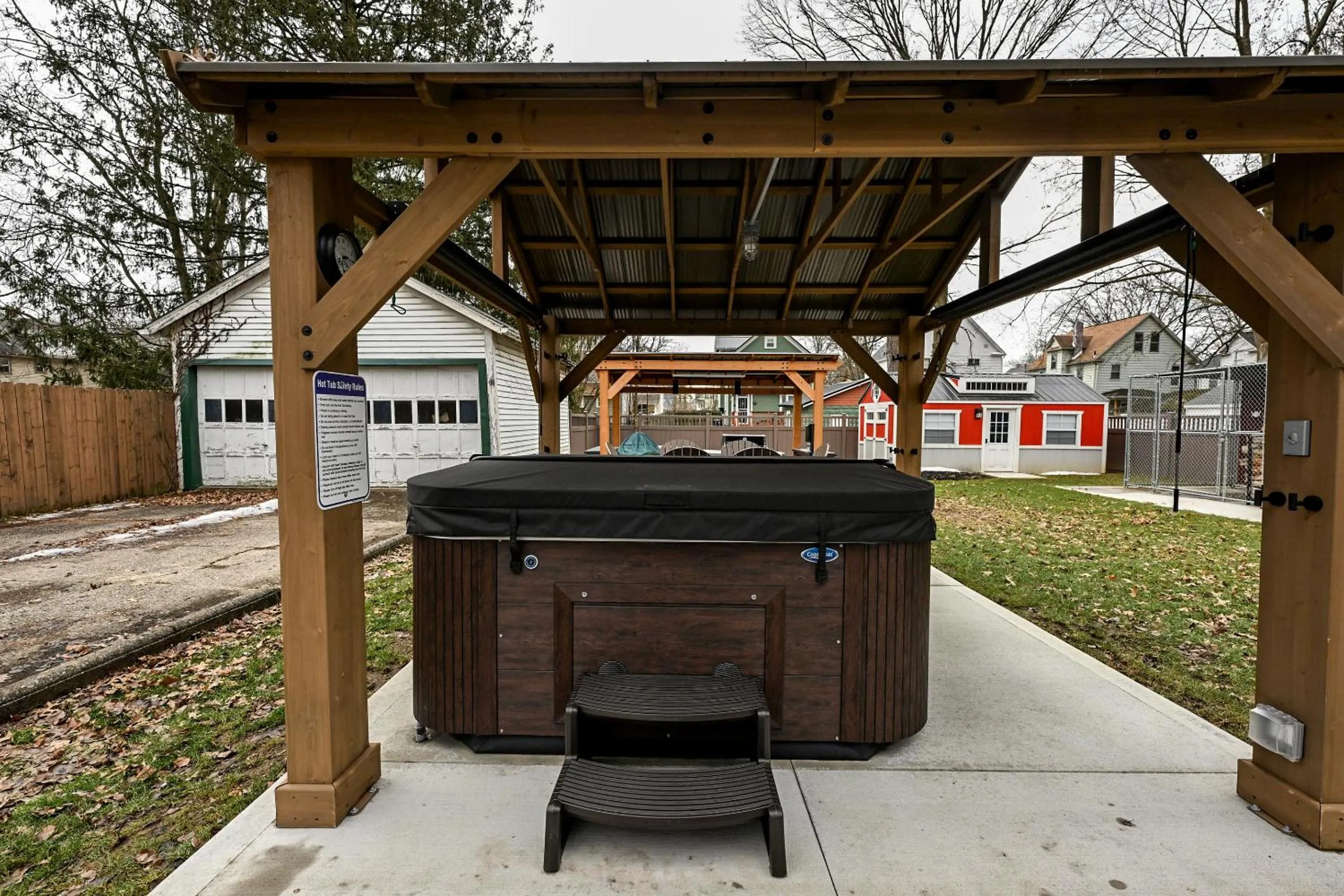 Hot Tub in Berrodin Bed & Breakfast