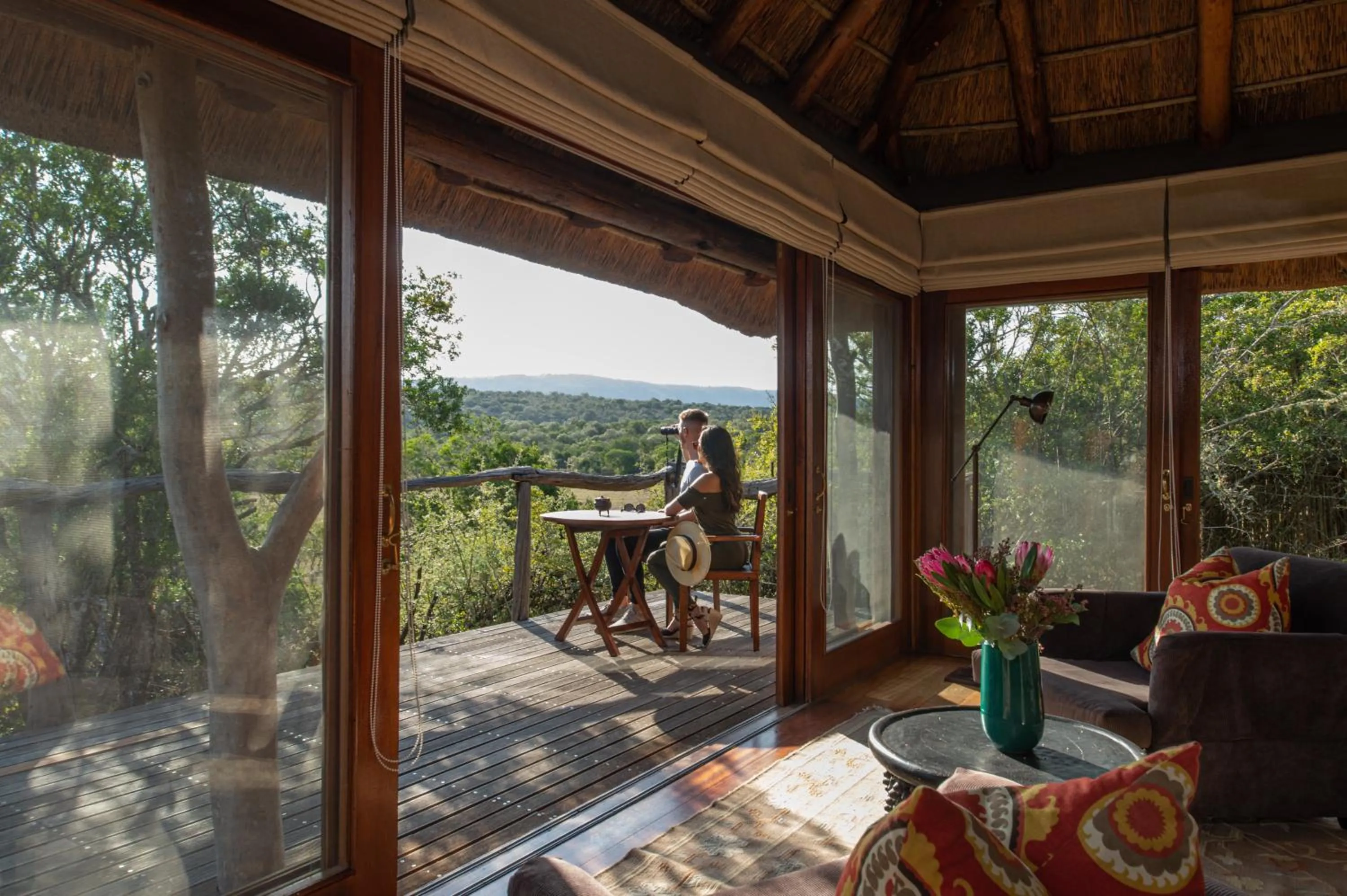 Patio in Pumba Private Game Reserve