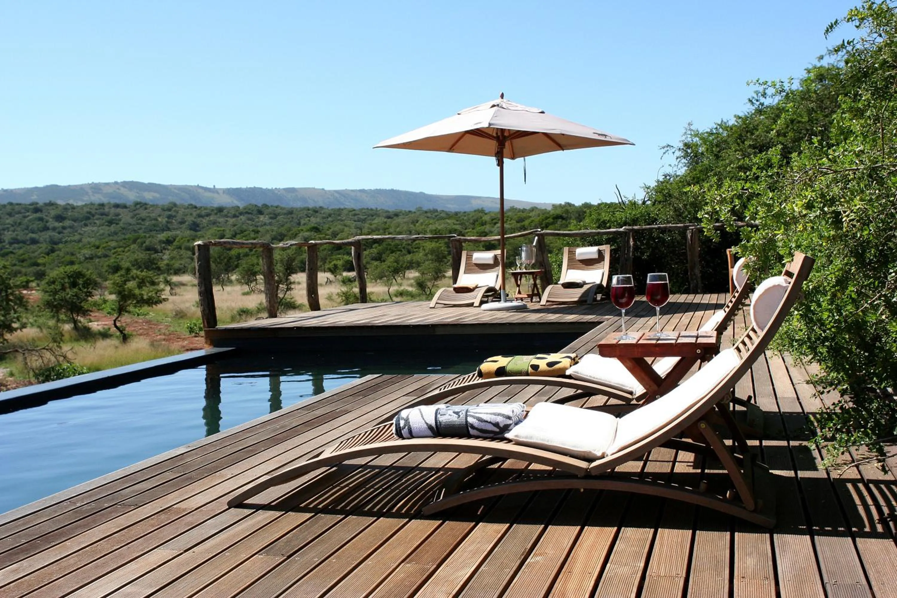 Swimming pool in Pumba Private Game Reserve