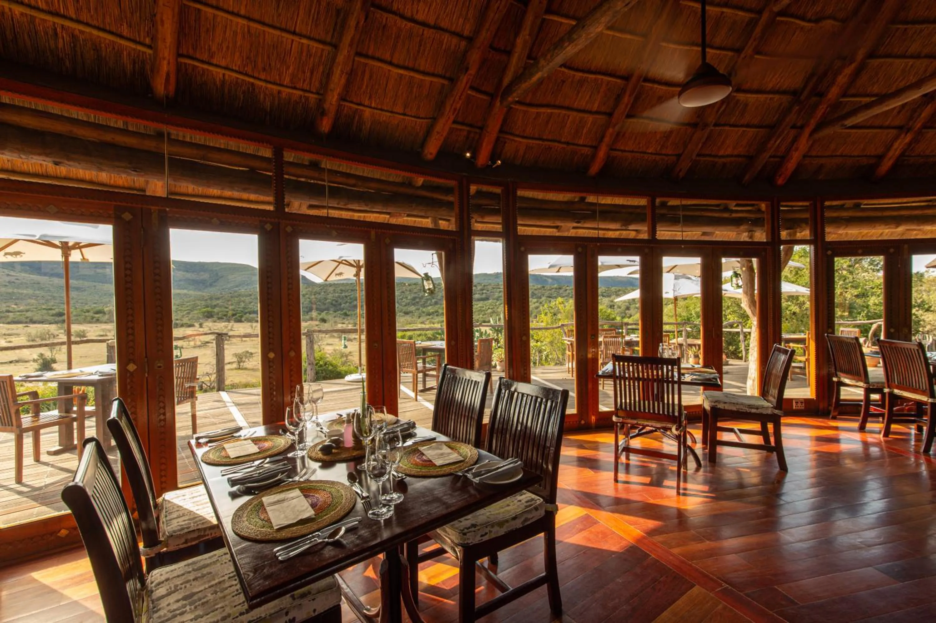 Dining area in Pumba Private Game Reserve