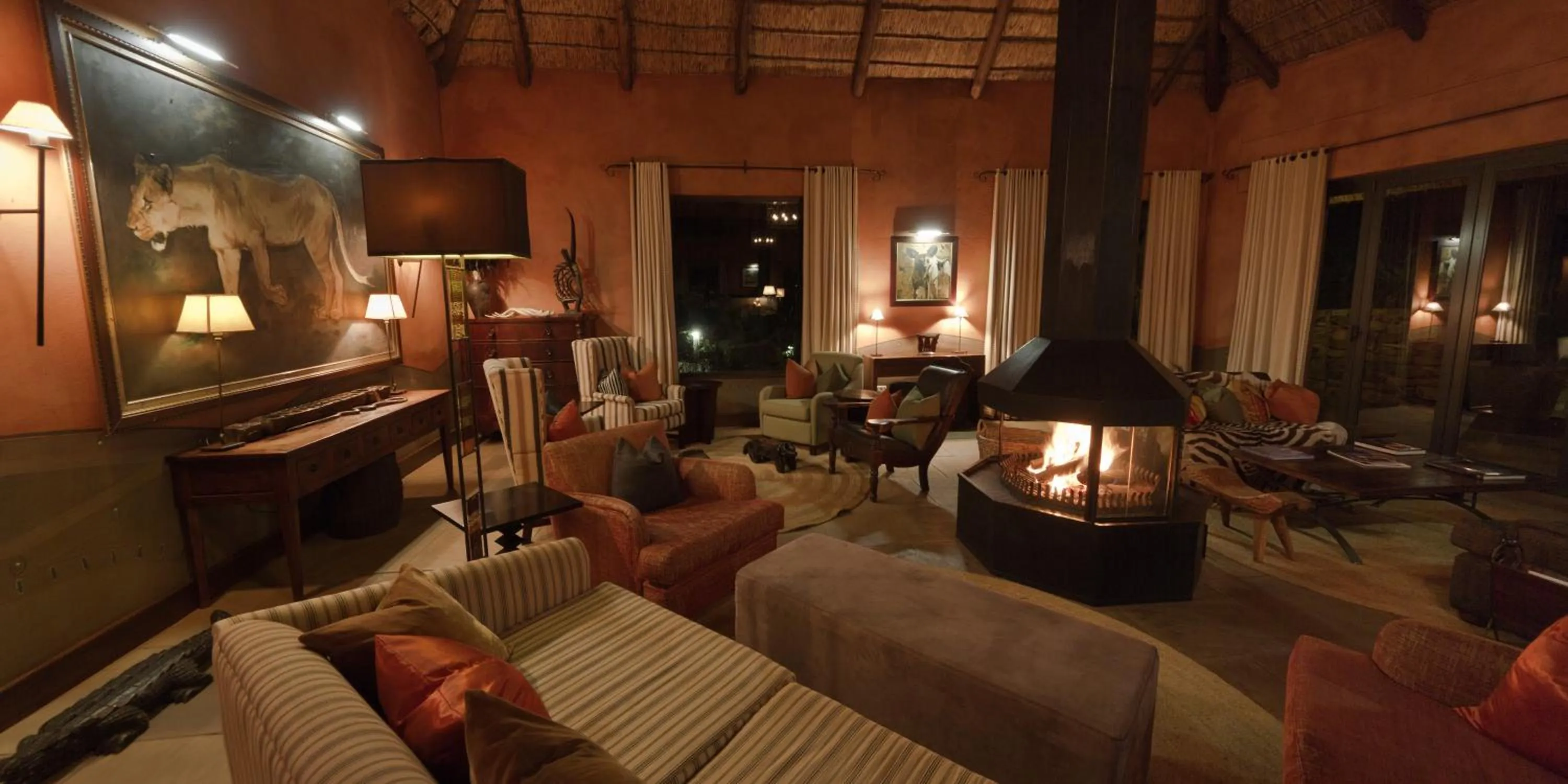 Lounge or bar in Pumba Private Game Reserve