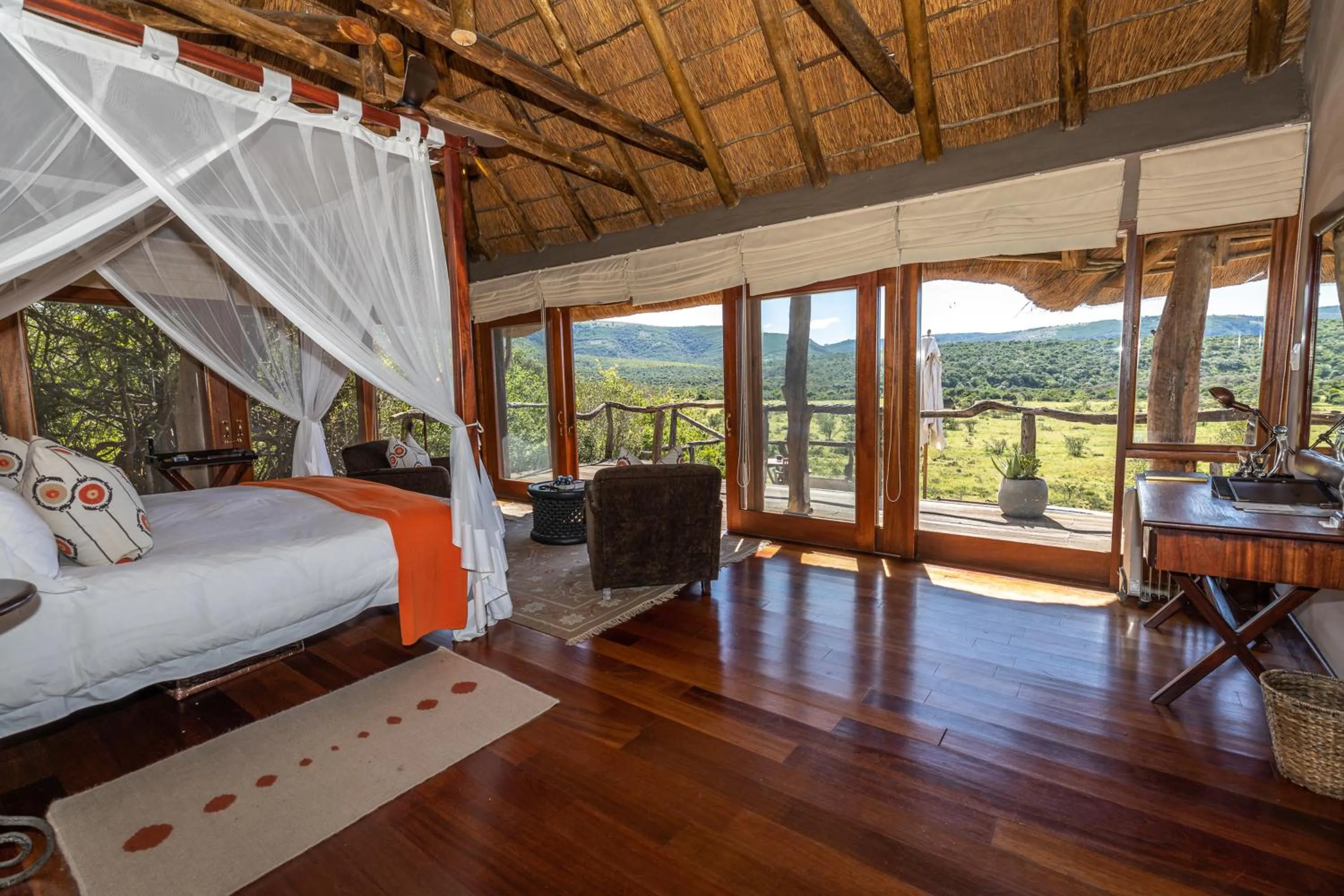 Bed in Pumba Private Game Reserve