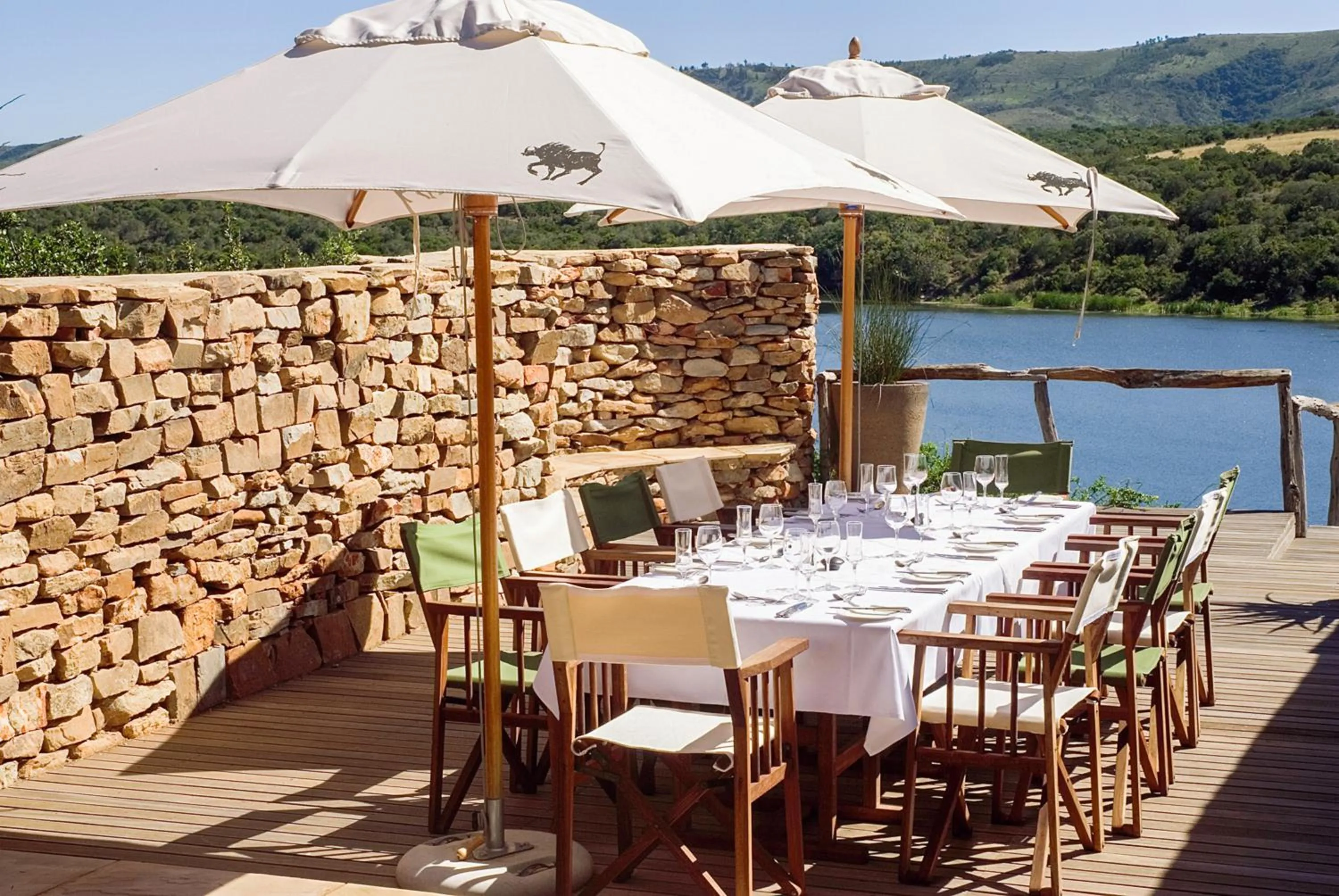 Balcony/Terrace in Pumba Private Game Reserve