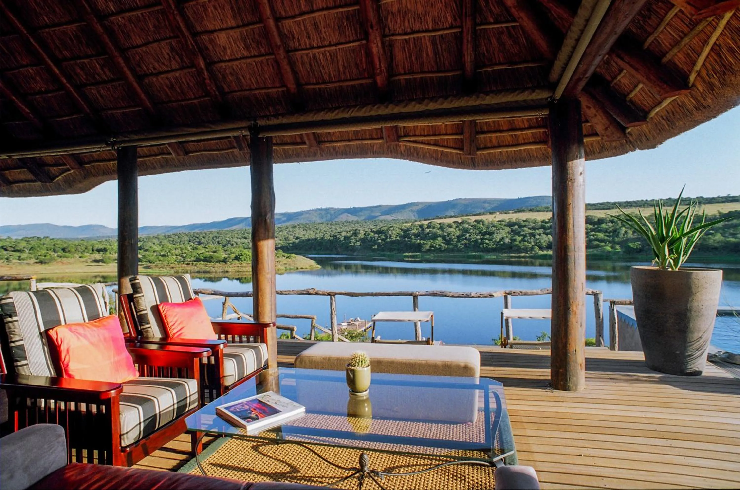 Balcony/Terrace in Pumba Private Game Reserve