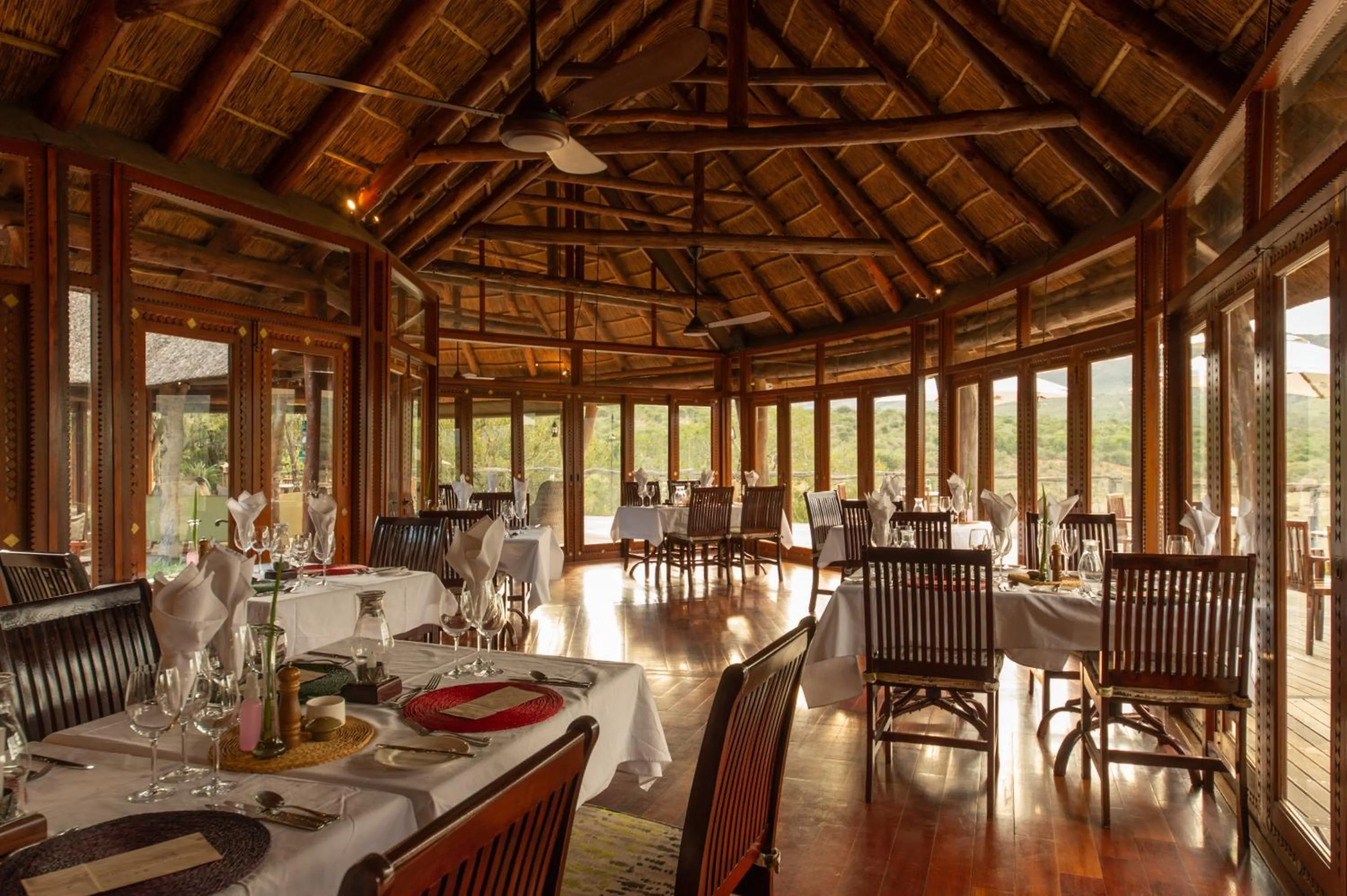 Dining area in Pumba Private Game Reserve
