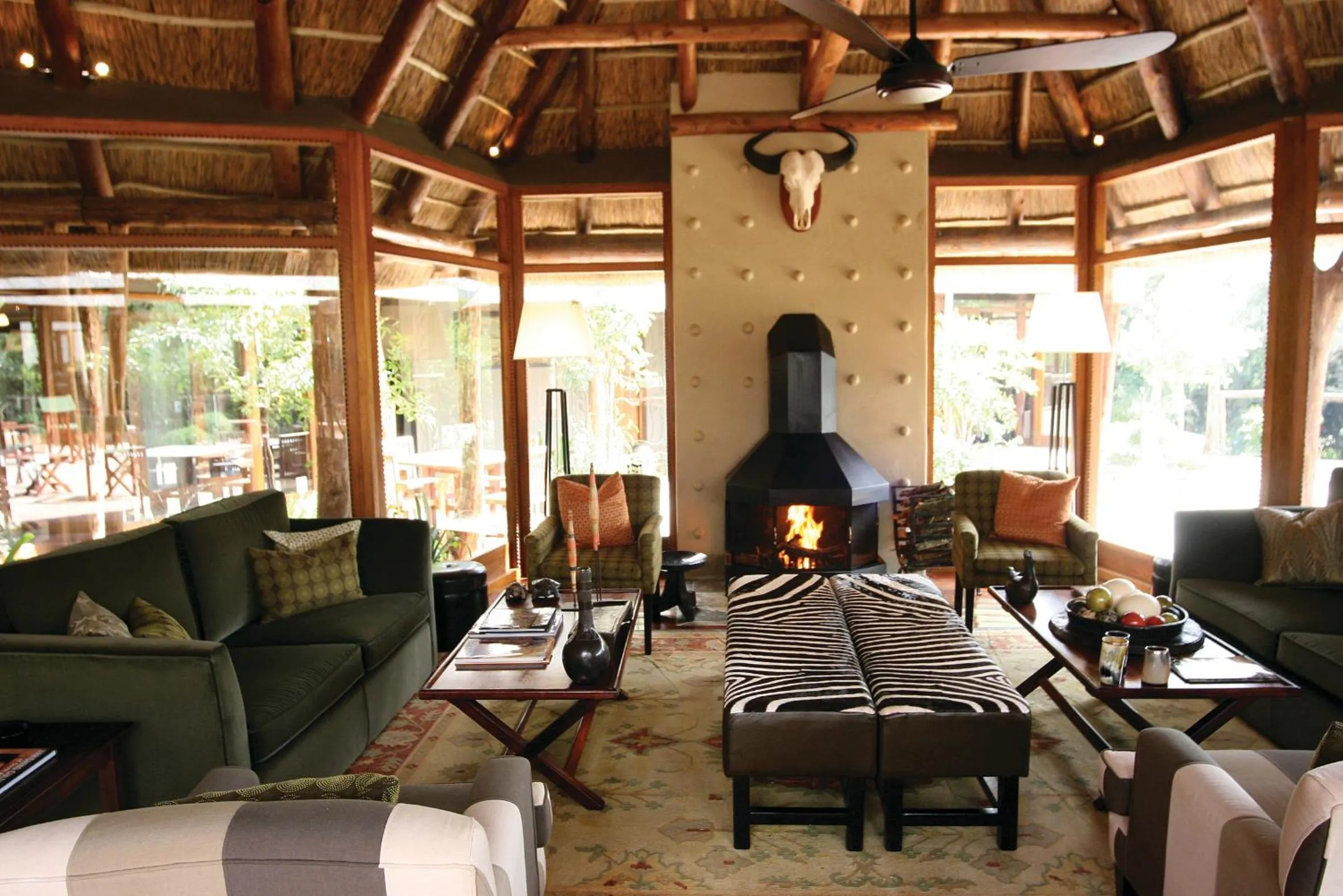 Lounge or bar in Pumba Private Game Reserve