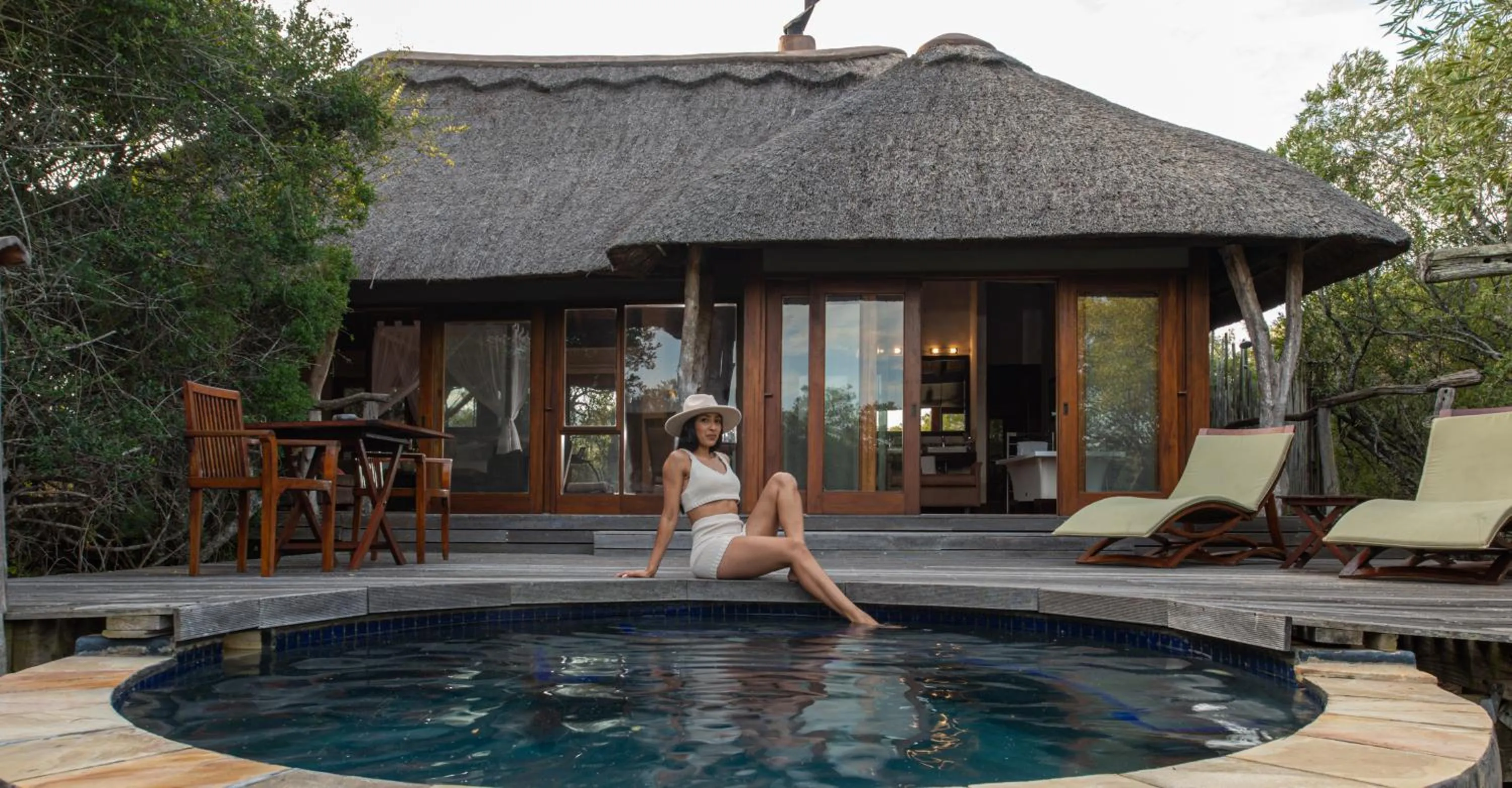 Patio in Pumba Private Game Reserve