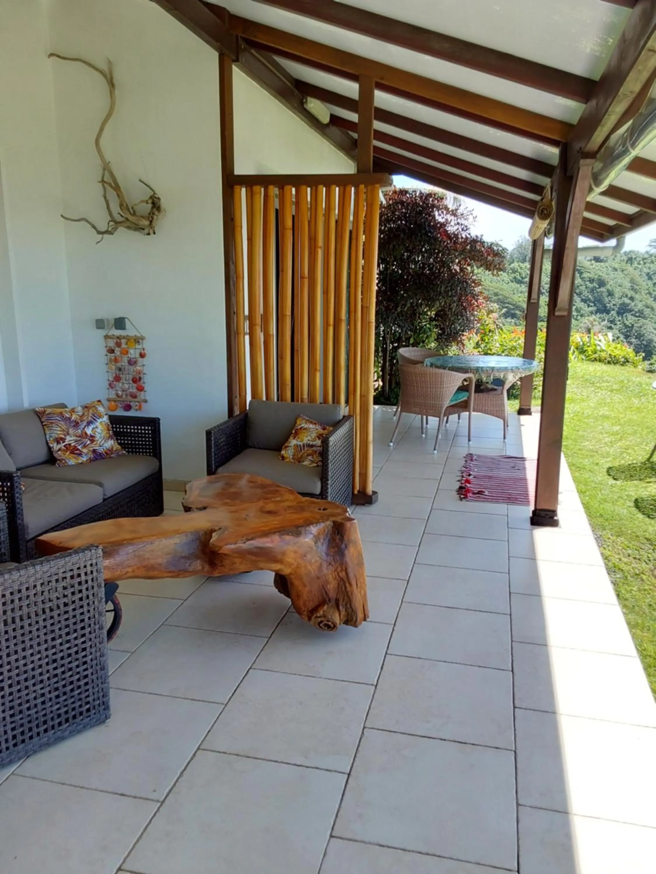 Patio in Faré Mahi Mahi