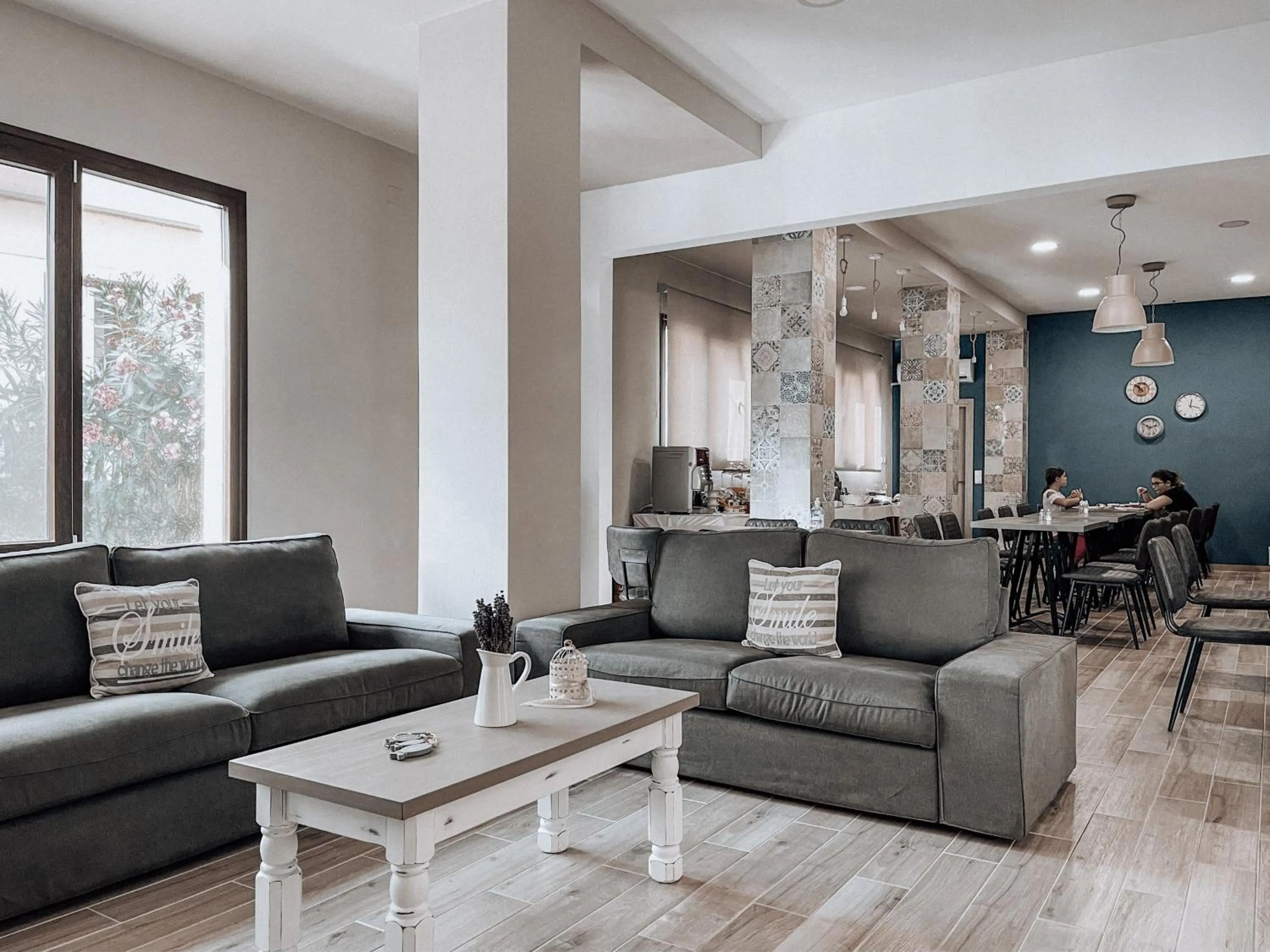 Dining area in Hotel Eleni