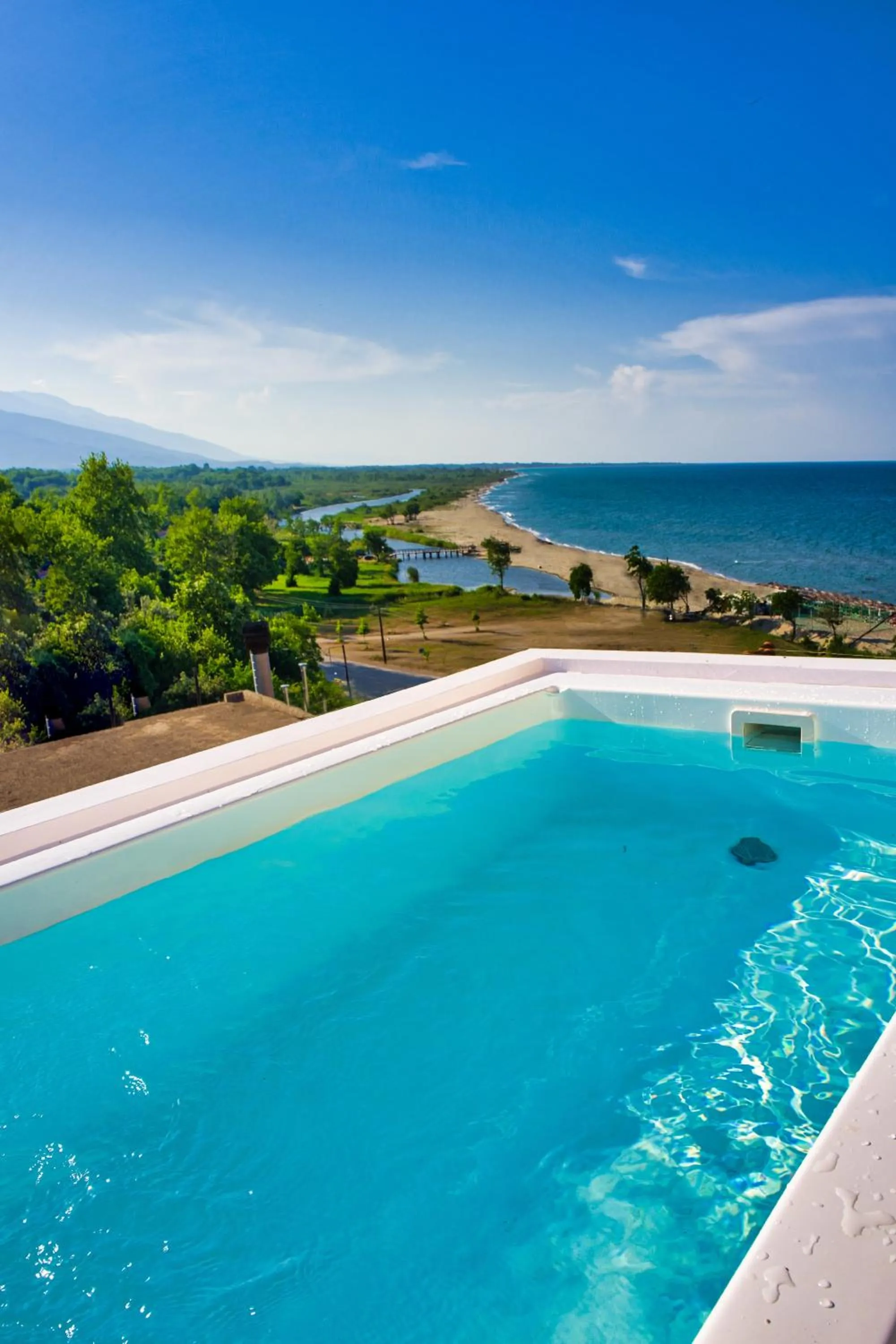 Secret SPA Suite with Outdoor Heated Plunge Pool and Sauna - Sea View in Panorama Suites & Spa - Adults Only