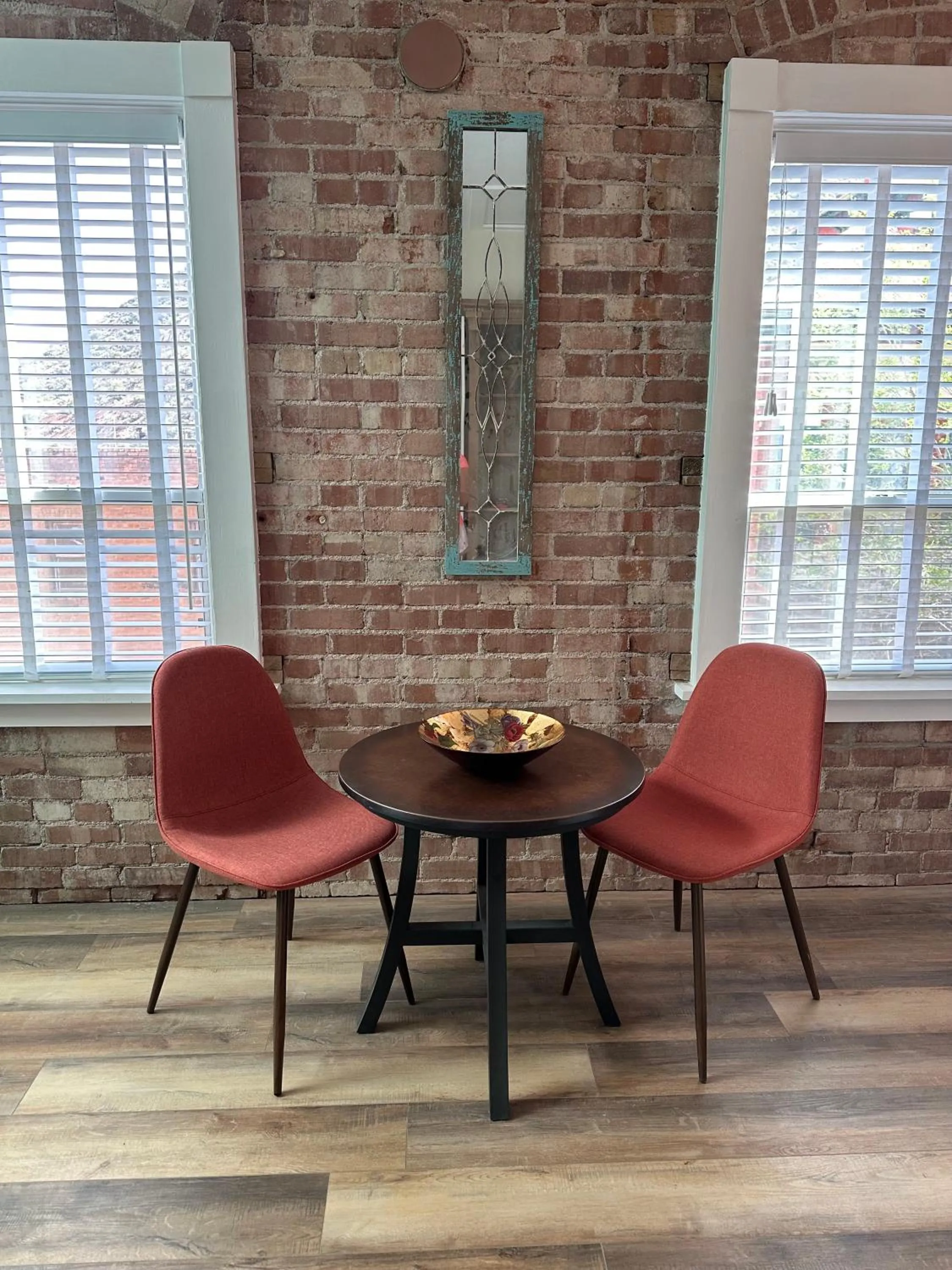 Seating area in Bisbee Brownstone Suites