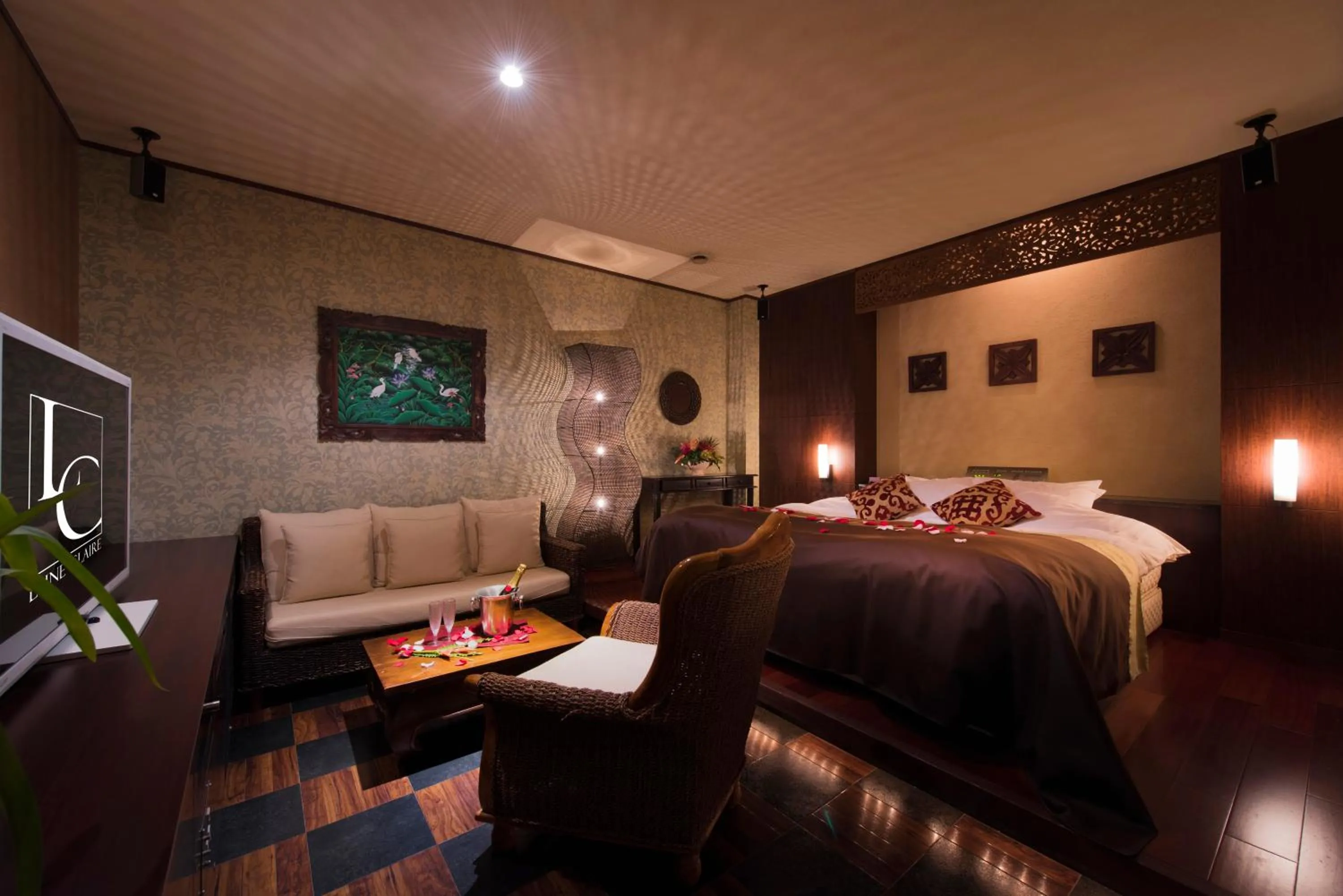 Bed in Hotel LUNE CLAIRE (Adult Only)