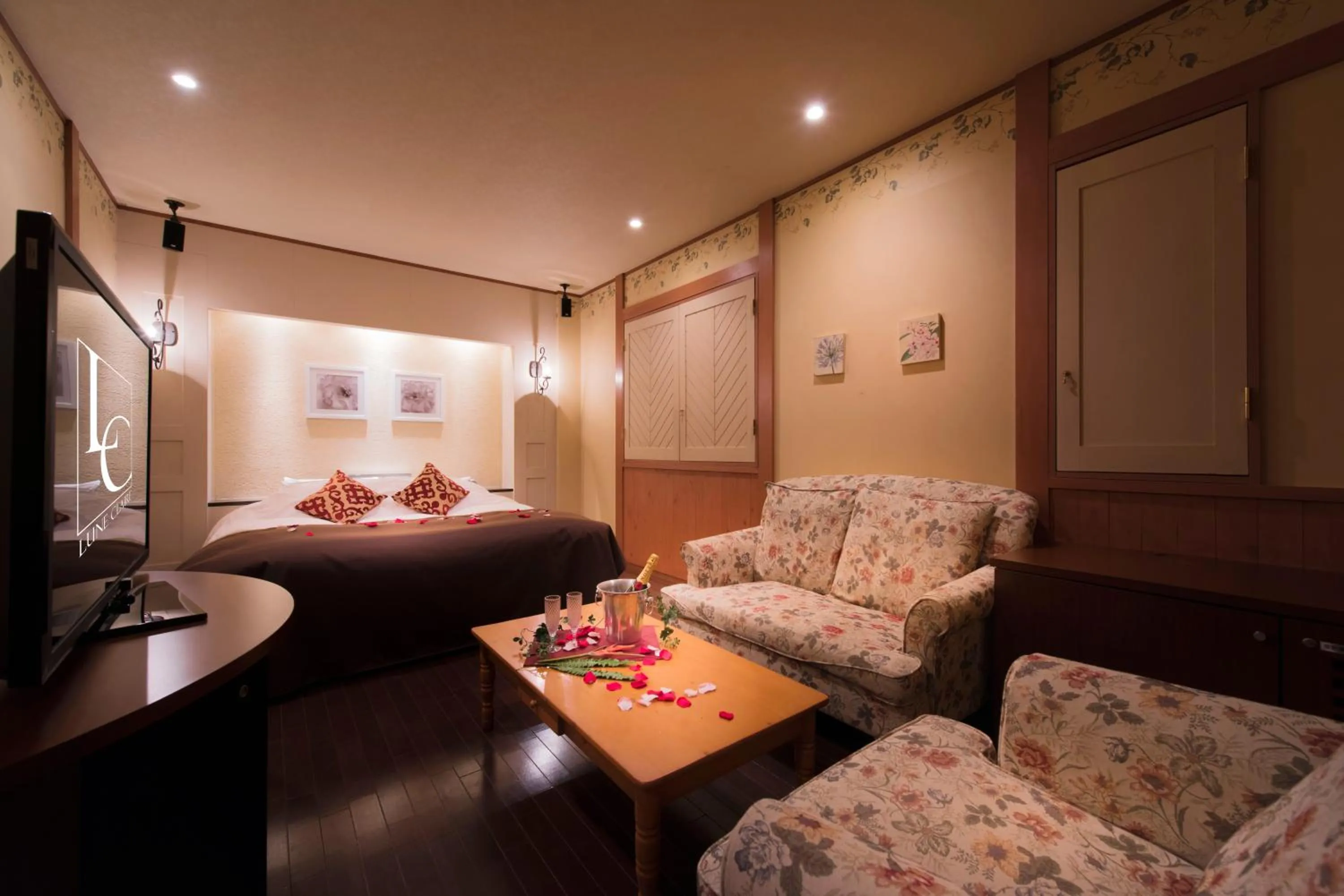 Bed in Hotel LUNE CLAIRE (Adult Only)