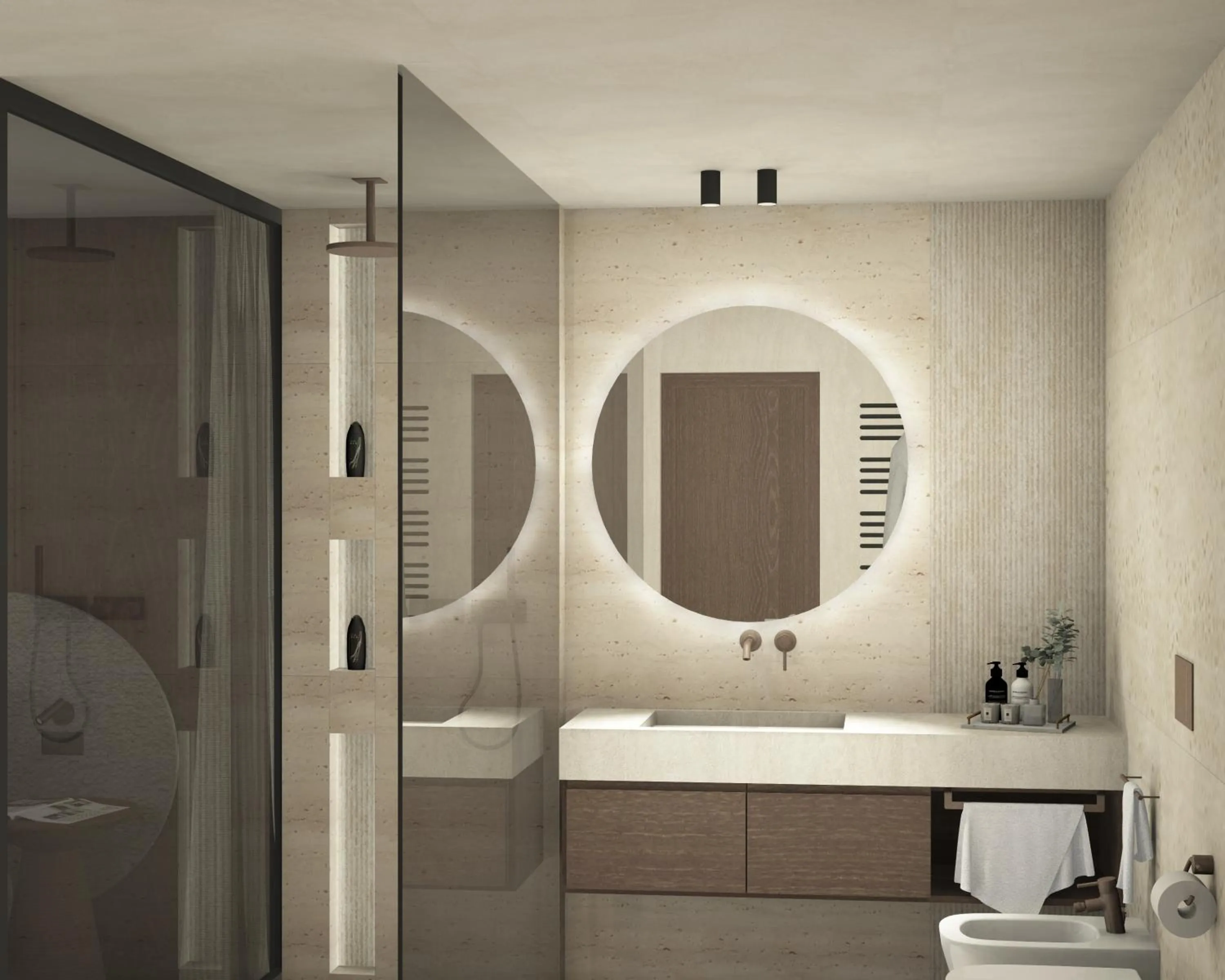 Shower in Hotel Hell