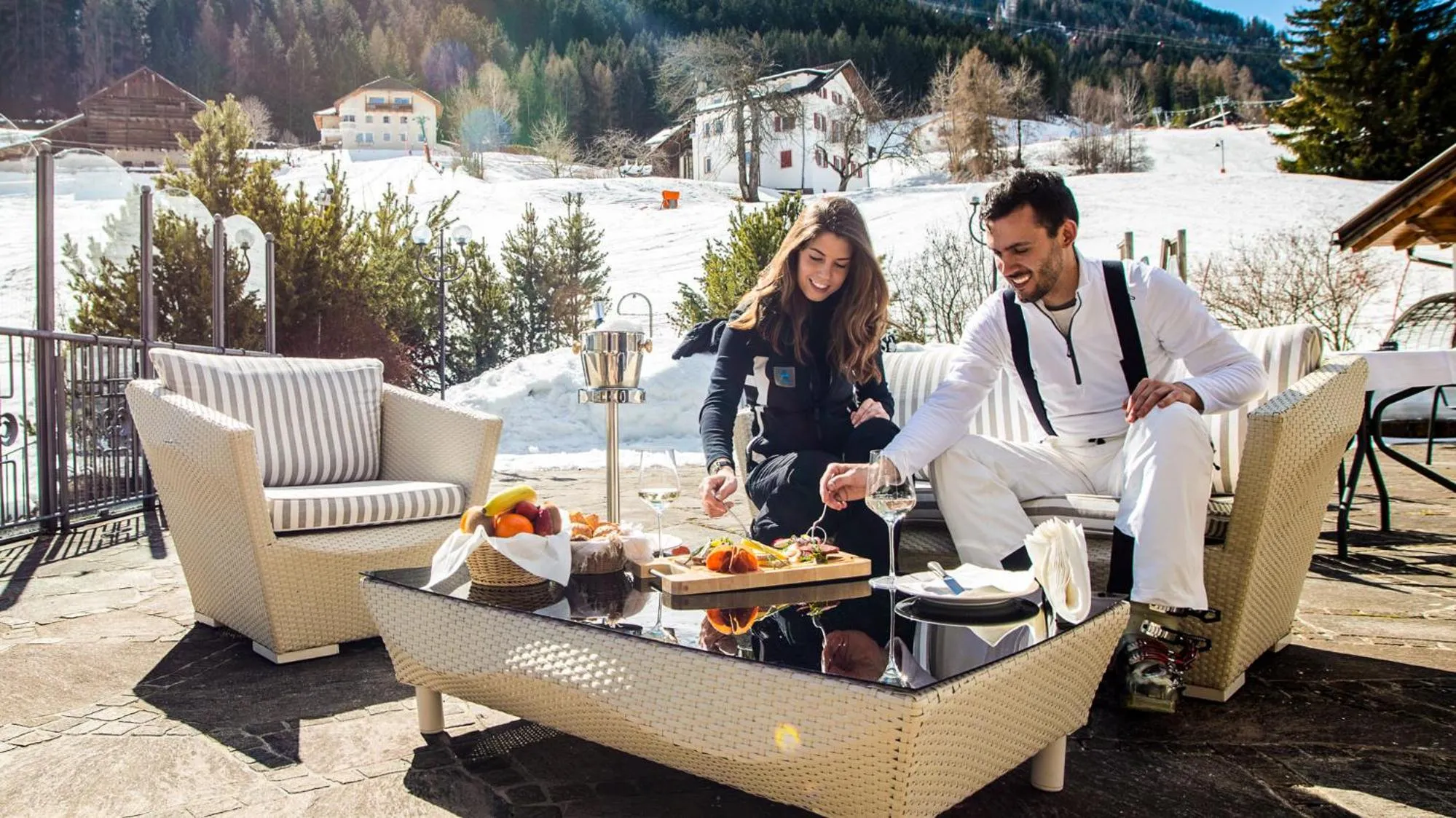 Balcony/Terrace in Hotel Hell