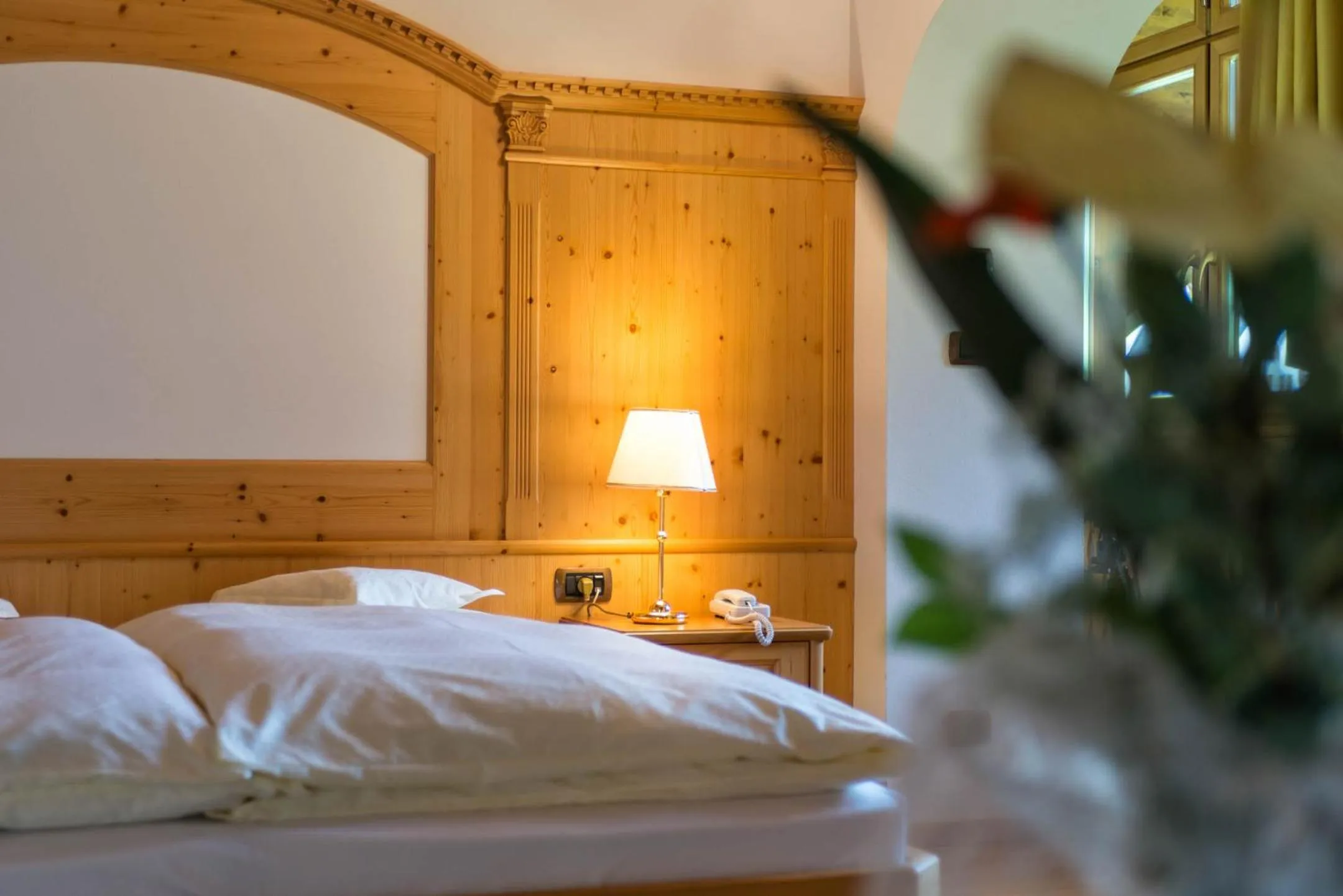 Decorative detail, Bed in Hotel Hell