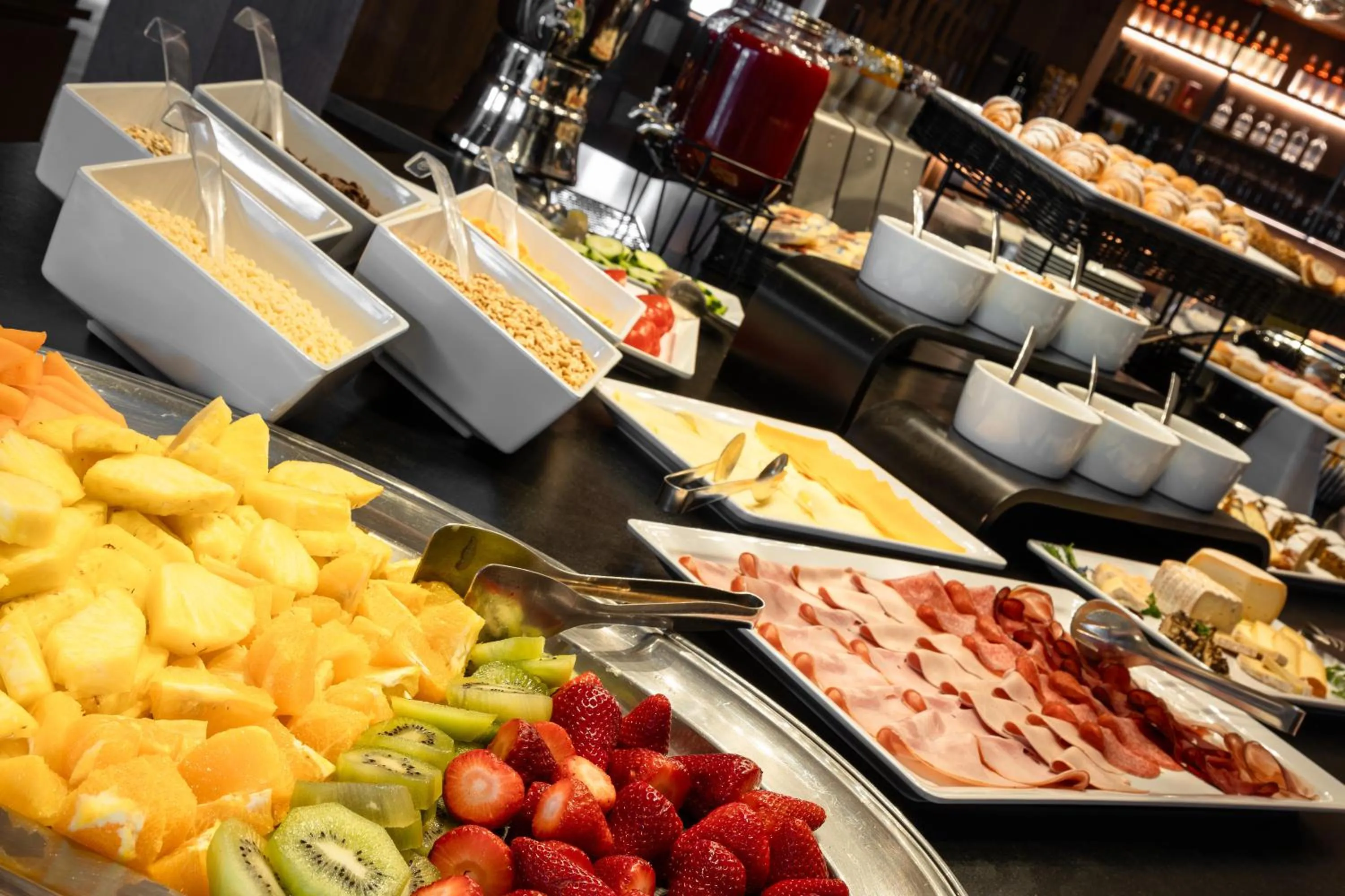 Buffet breakfast in Hotel Hell