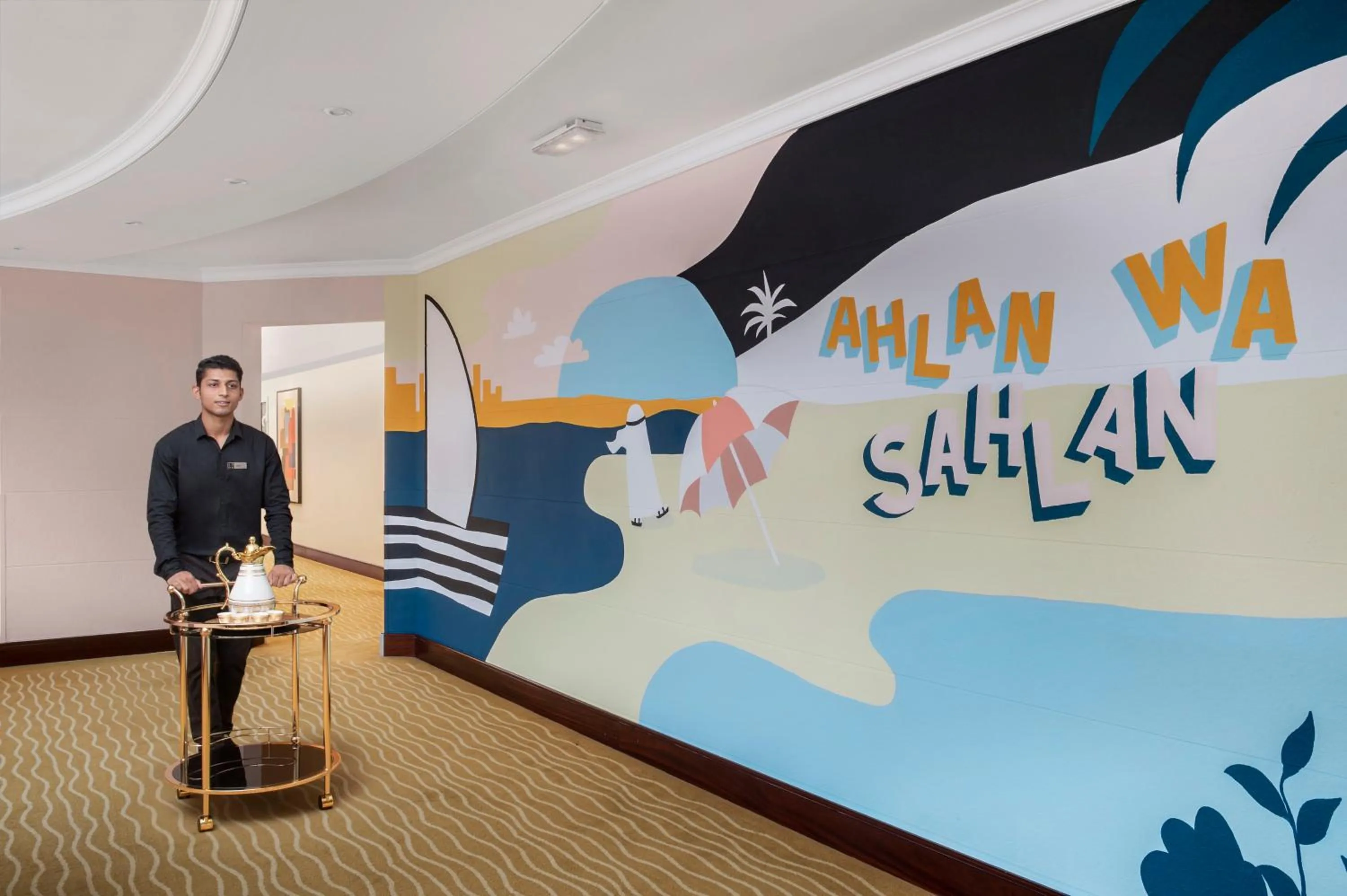 Decorative detail in Leva Hotel and Suites, Opposite Downtown