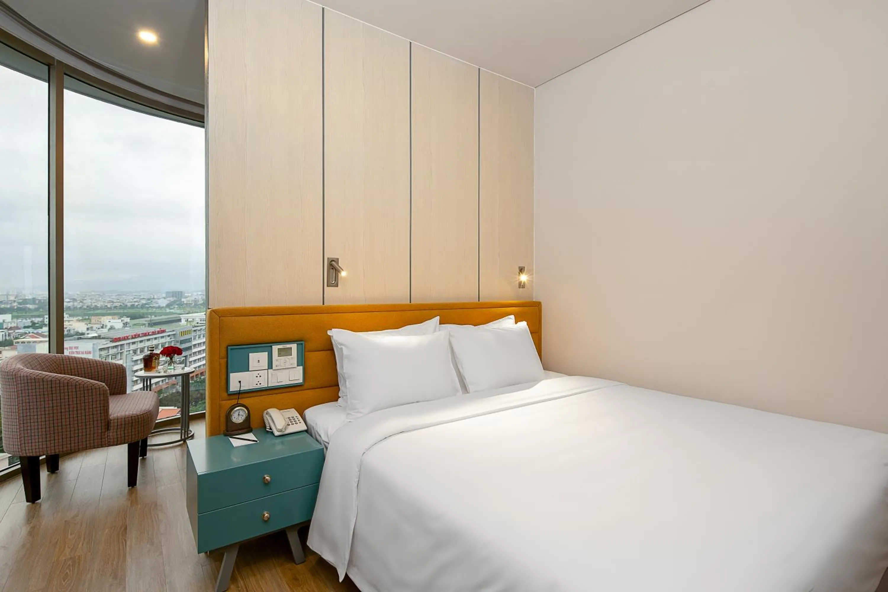 Bed in Grand Citiview Da Nang Hotel