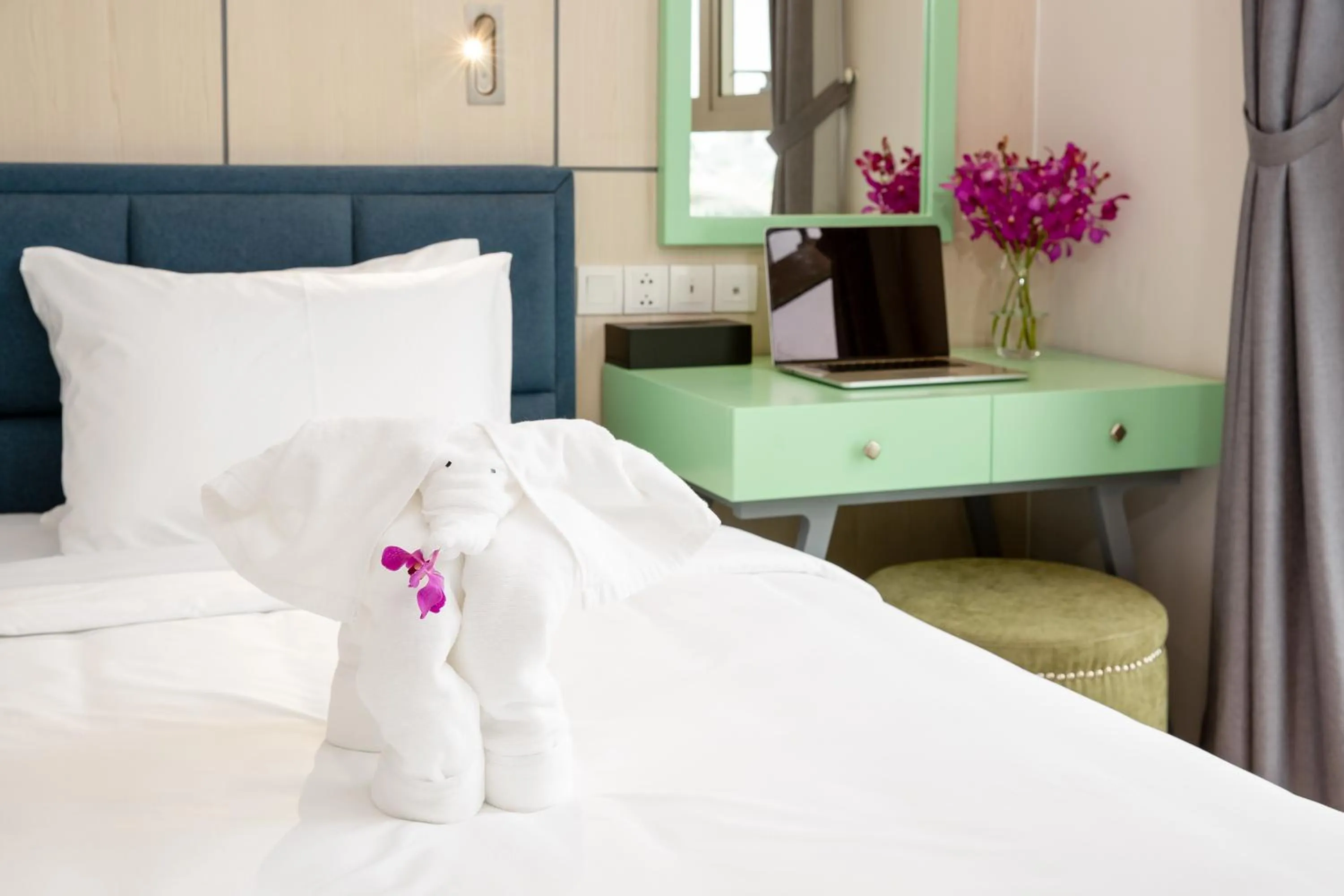 Bed in Grand Citiview Da Nang Hotel