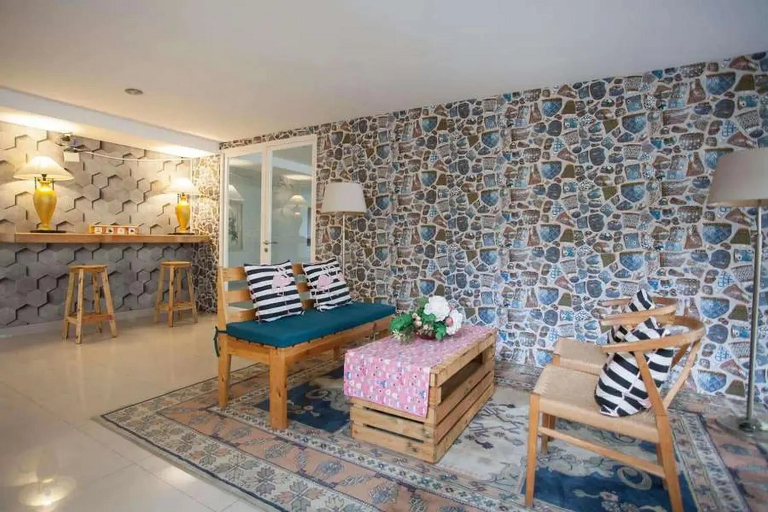 Living room in Capital O 91288 Chrysant Premiere Residence