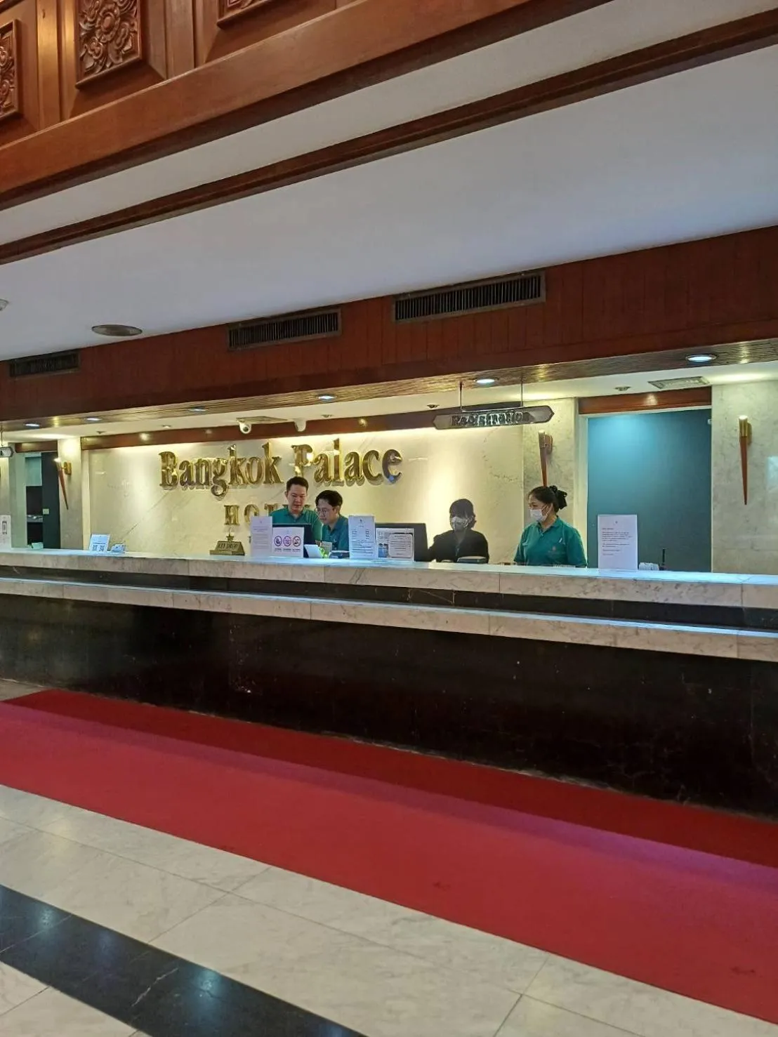 Lobby or reception in Bangkok Palace Hotel