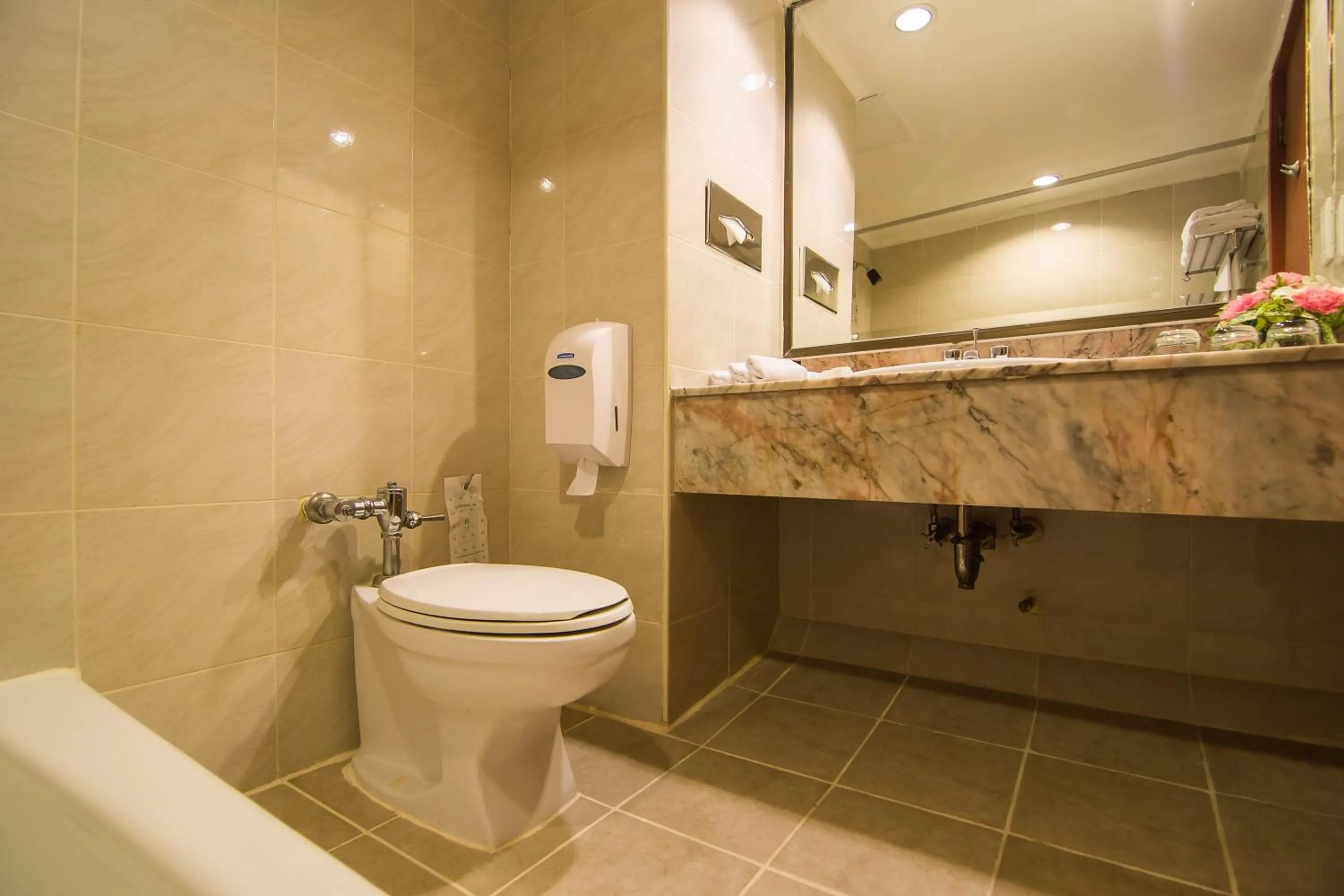 Bathroom in Bangkok Palace Hotel